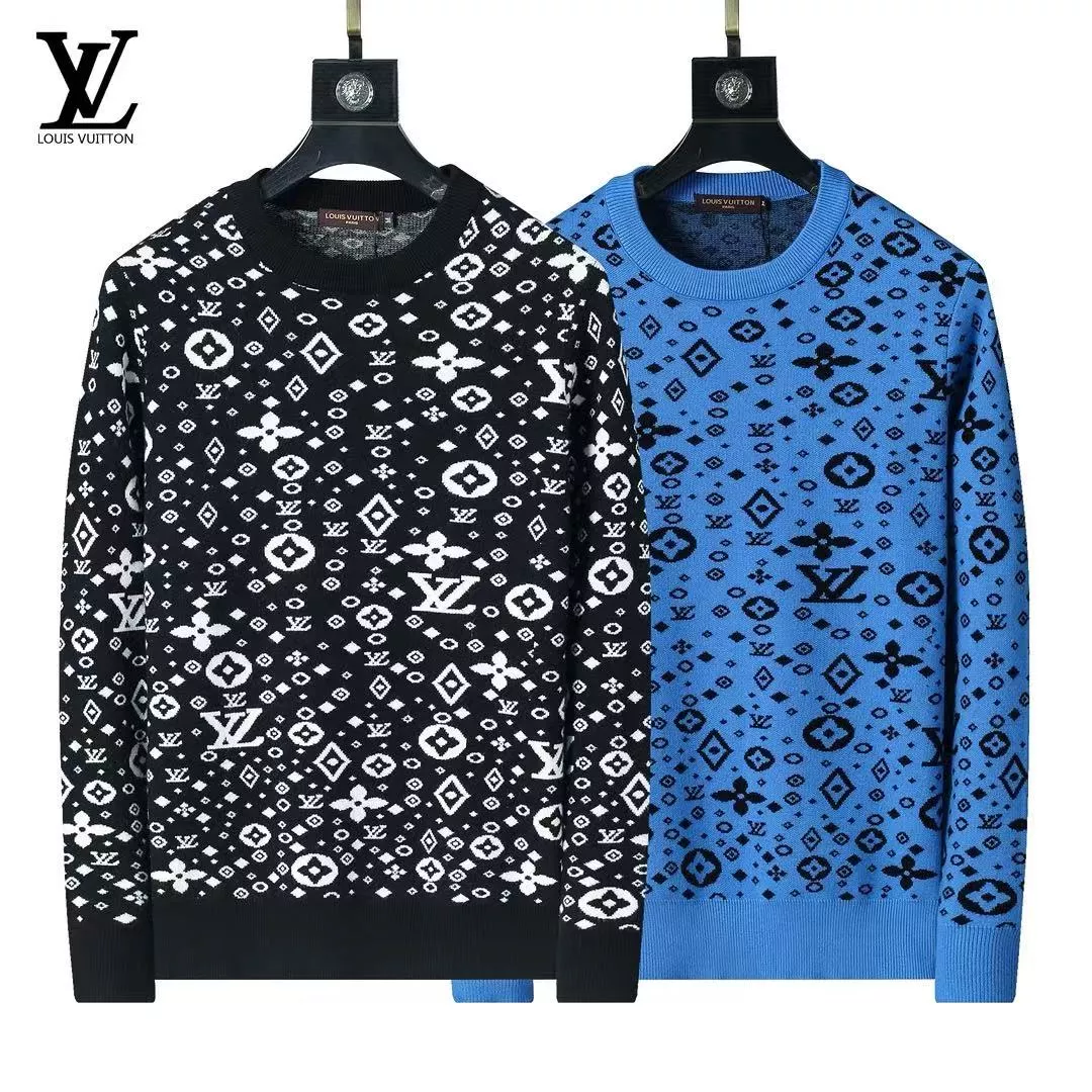Sleek 8390 Louis Vuitton LV Sweaters Long Sleeved For Men