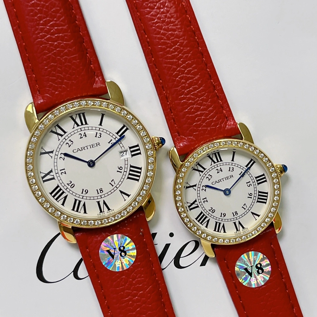 Sleek 8555 Cartier AAA Quality Watches For Unisex
