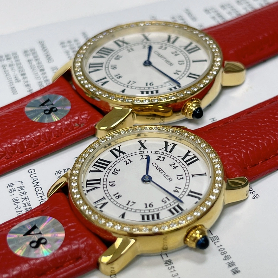 Sleek 8555 Cartier AAA Quality Watches For Unisex