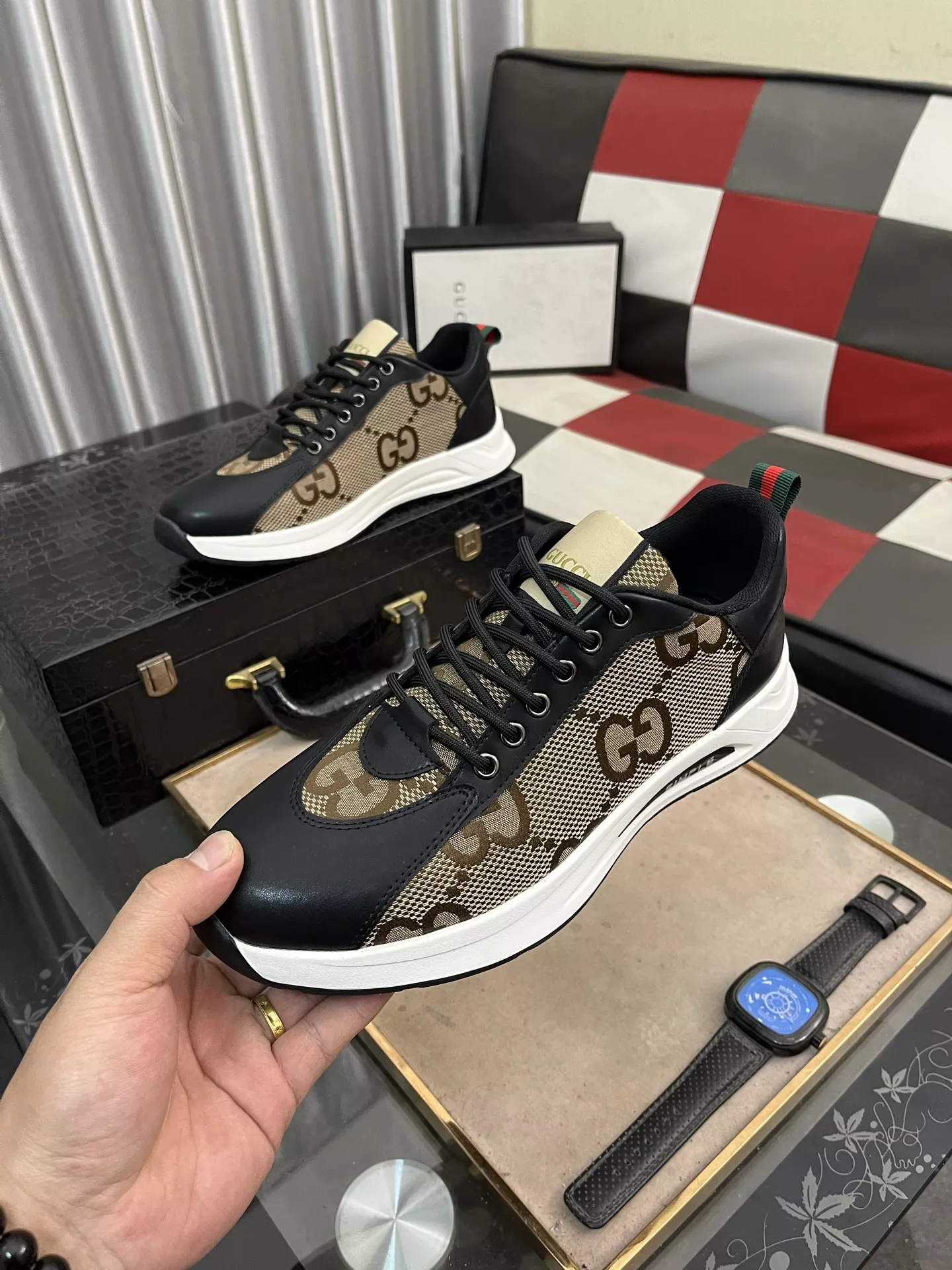 Sleek 8608 Gucci Casual Shoes For Men