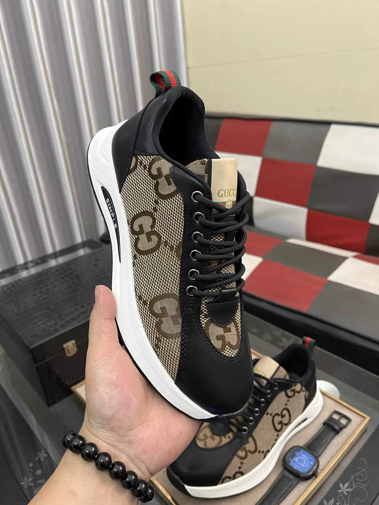 Sleek 8608 Gucci Casual Shoes For Men