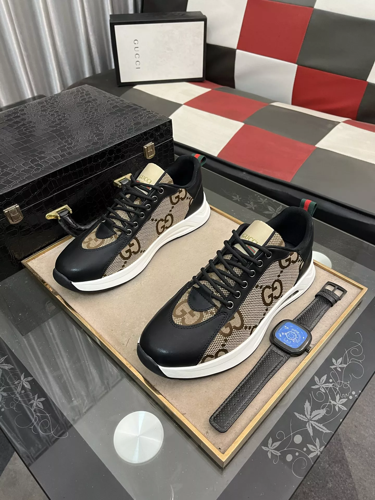 Sleek 8608 Gucci Casual Shoes For Men