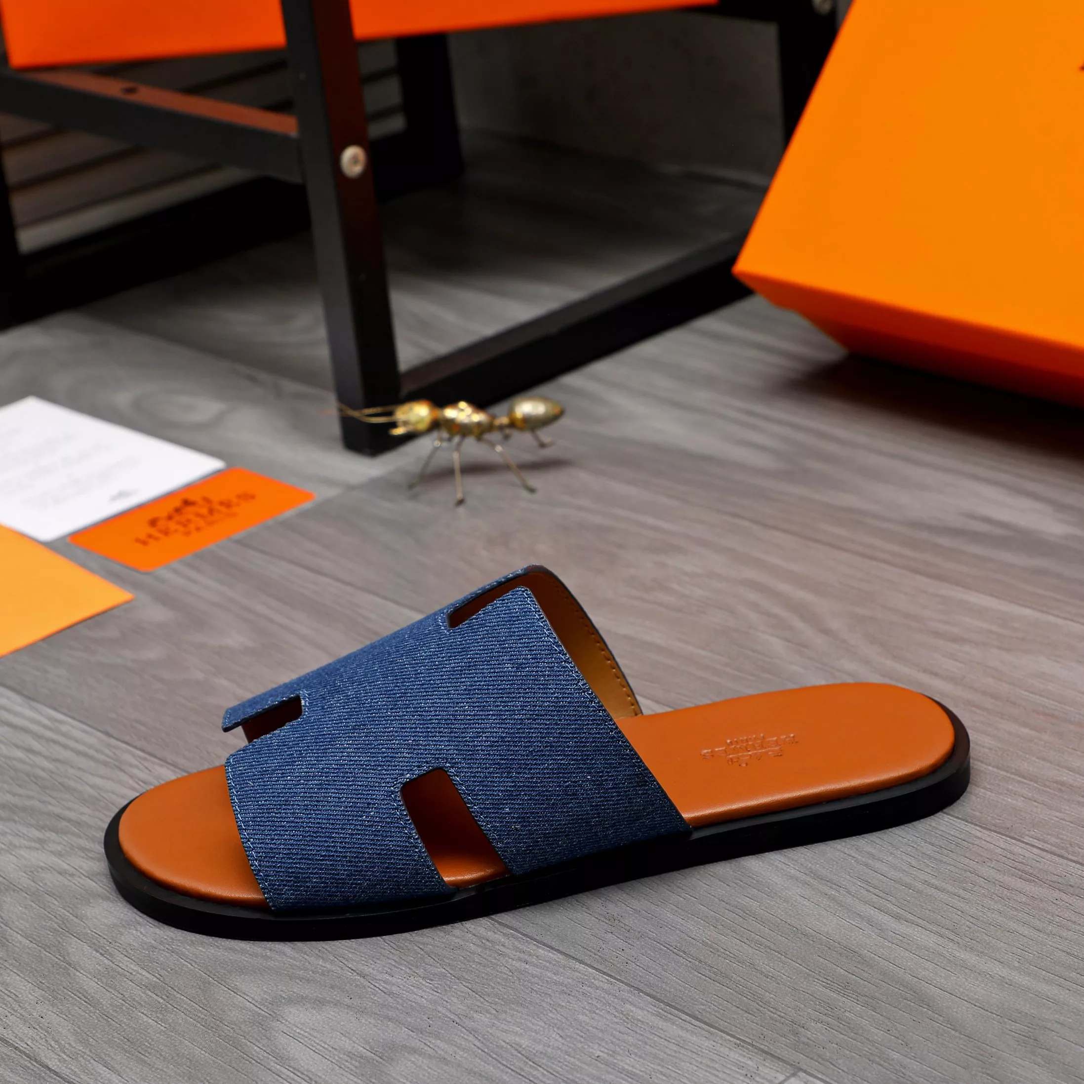 Sleek 8626 Hermes Slippers For Men