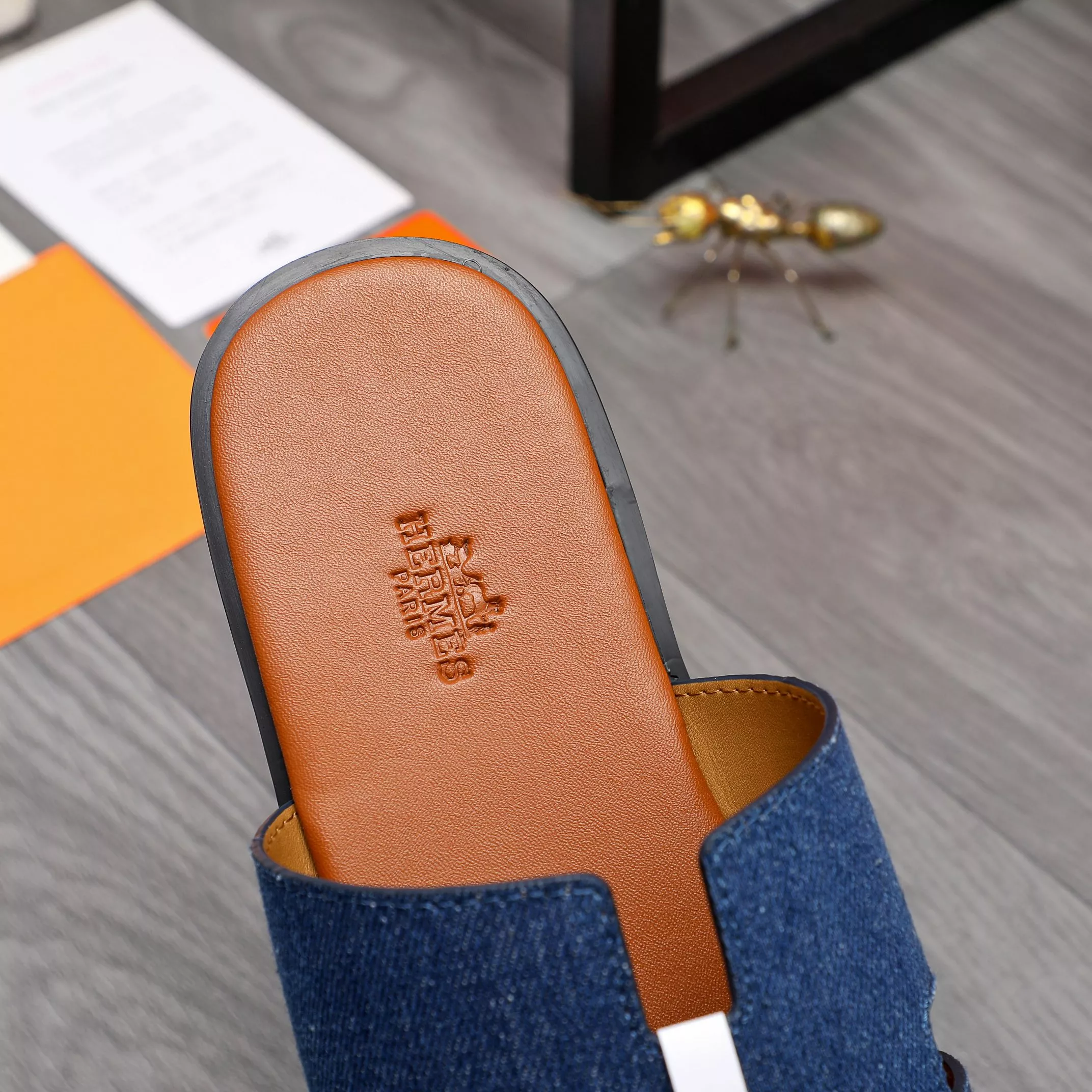 Sleek 8626 Hermes Slippers For Men