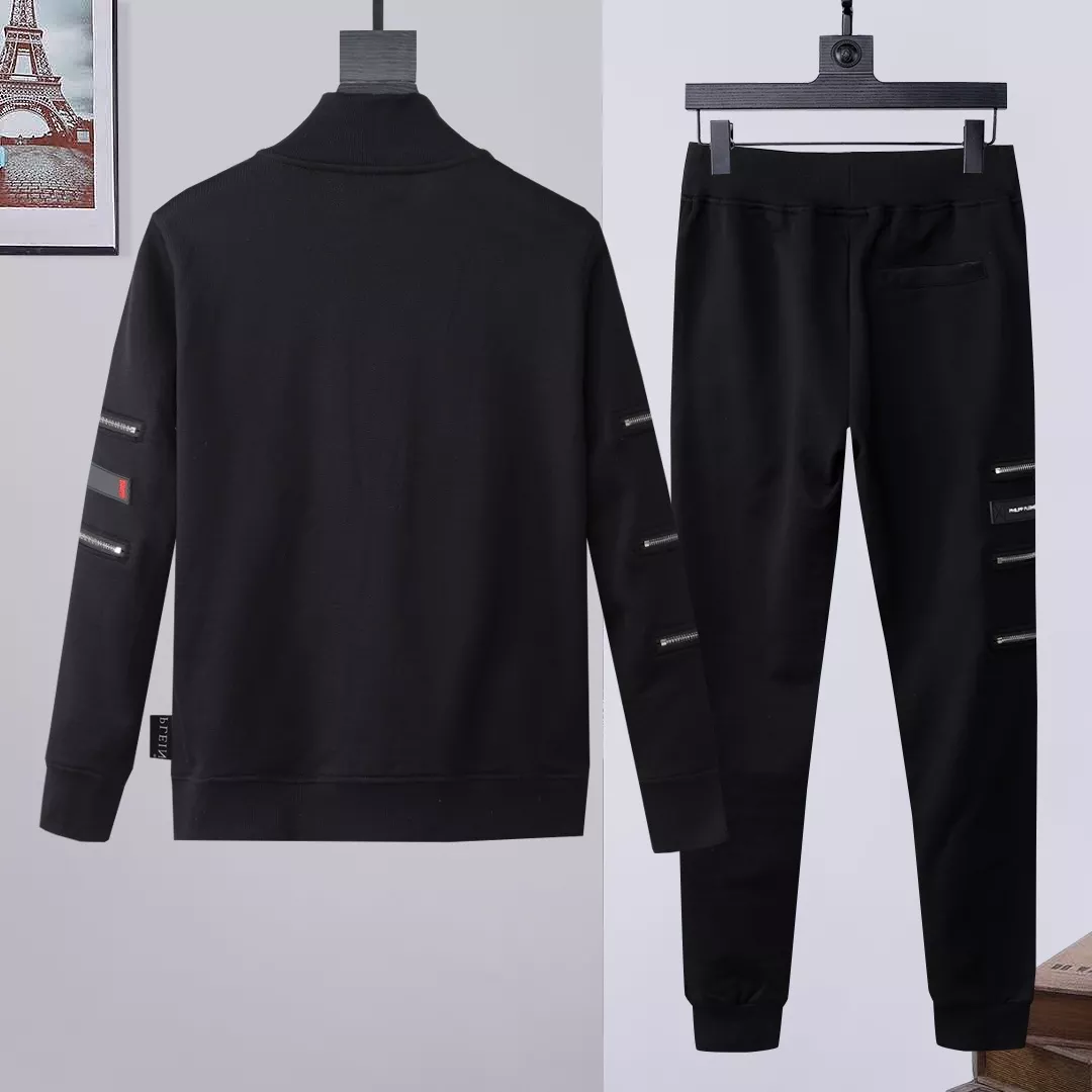 Sleek 8634 Philipp Plein PP Tracksuits Long Sleeved For Men