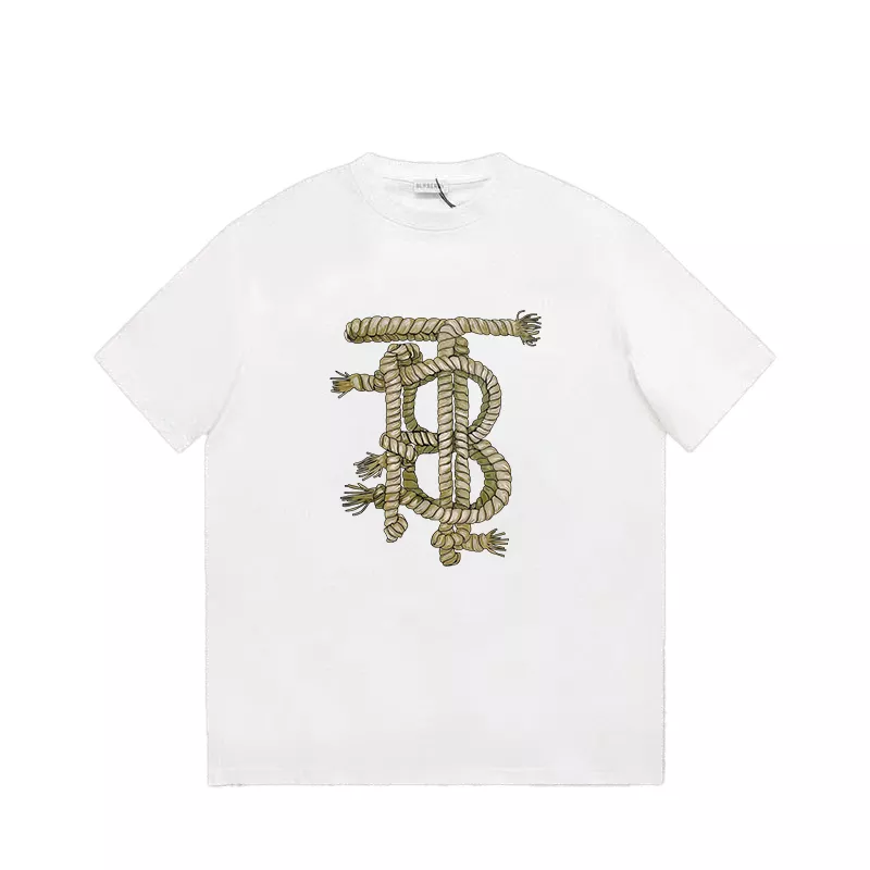 Sleek 8688 Burberry T-Shirts Short Sleeved For Unisex