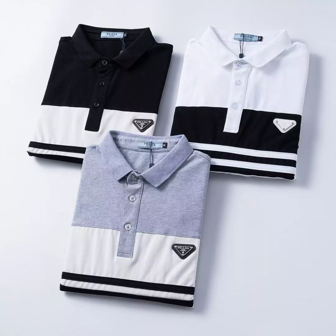 Sleek 8688 Prada T-Shirts Short Sleeved For Men