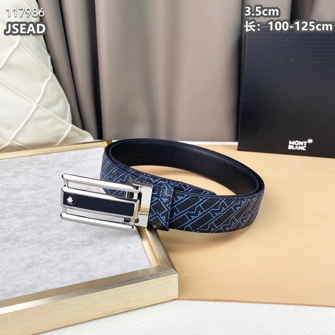 Sleek 8773 Montblanc AAA Quality Belts For Men