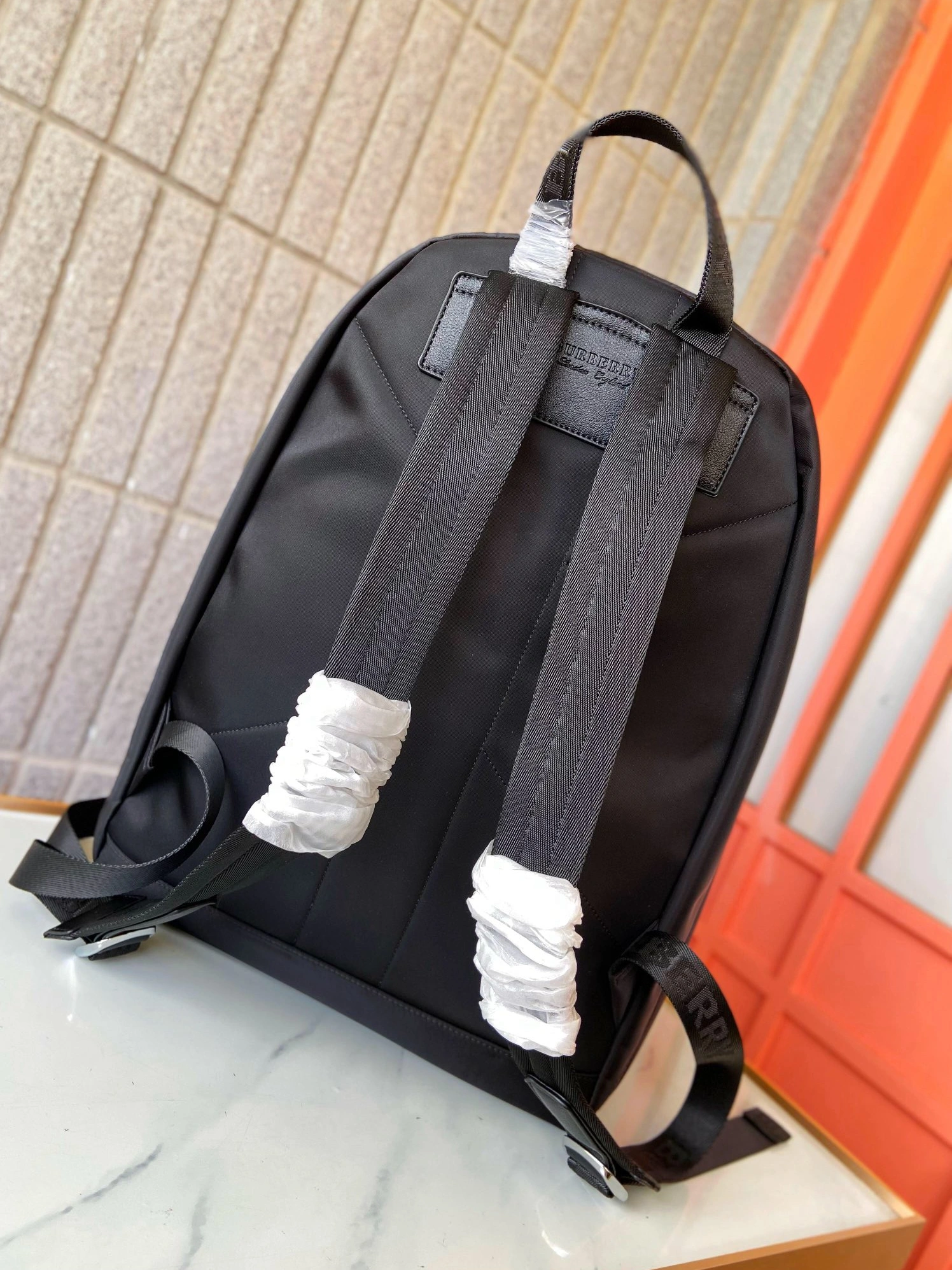 Sleek 8779 Burberry AAA Quality Backpacks For Unisex