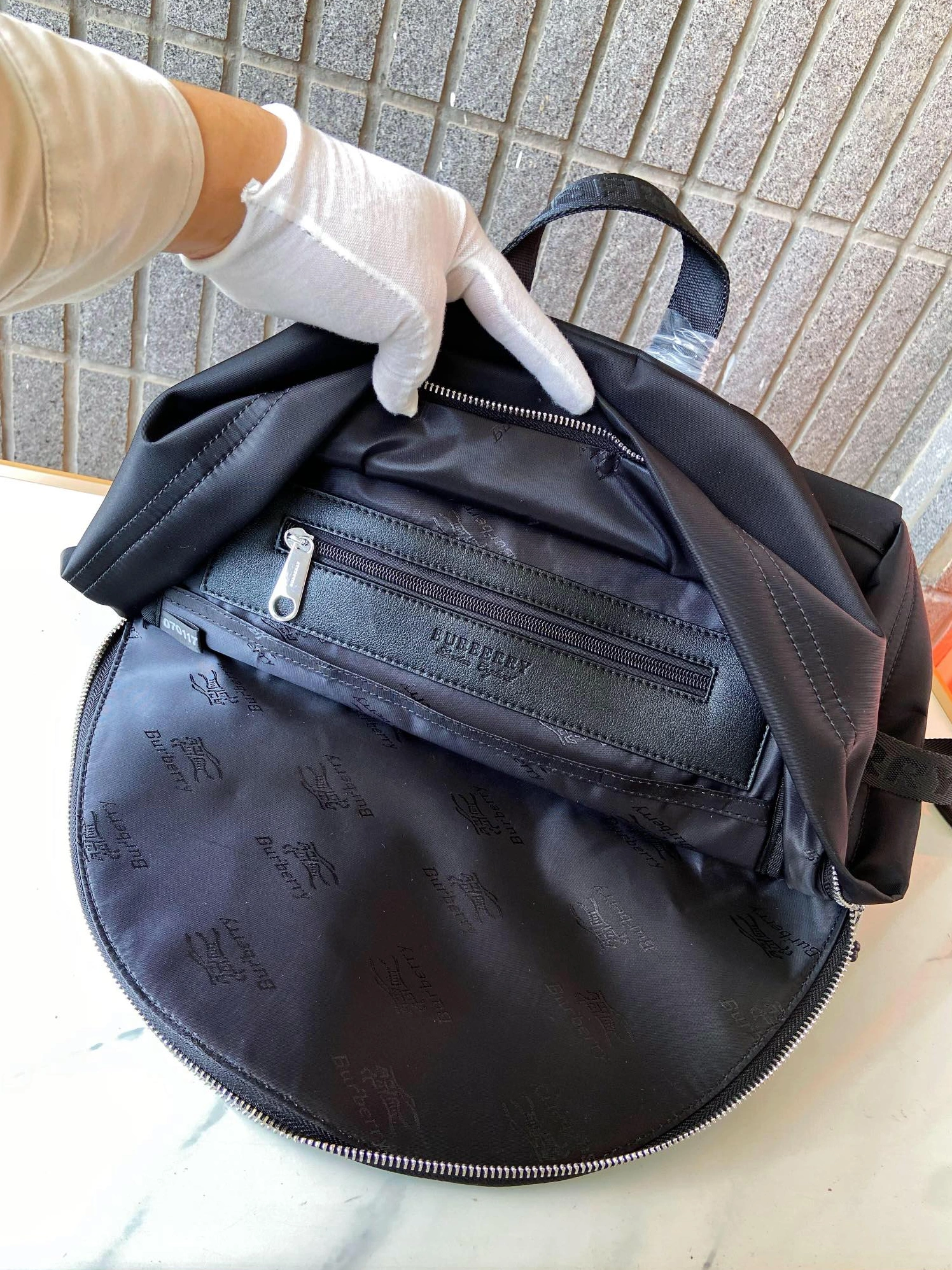 Sleek 8779 Burberry AAA Quality Backpacks For Unisex