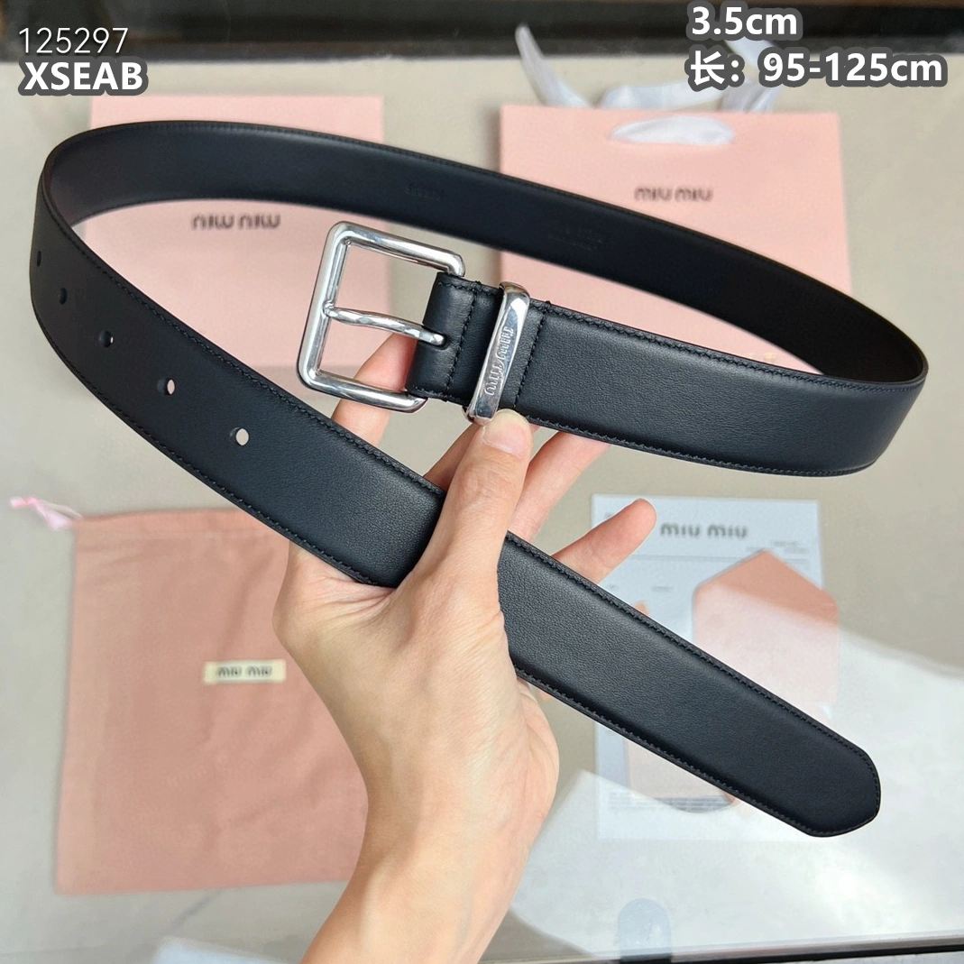 Sleek 8927 MIU MIU AAA Quality Belts For Unisex