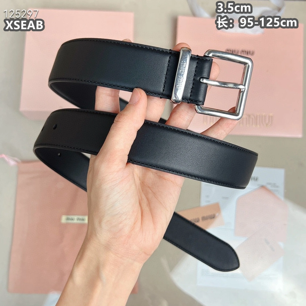Sleek 8927 MIU MIU AAA Quality Belts For Unisex