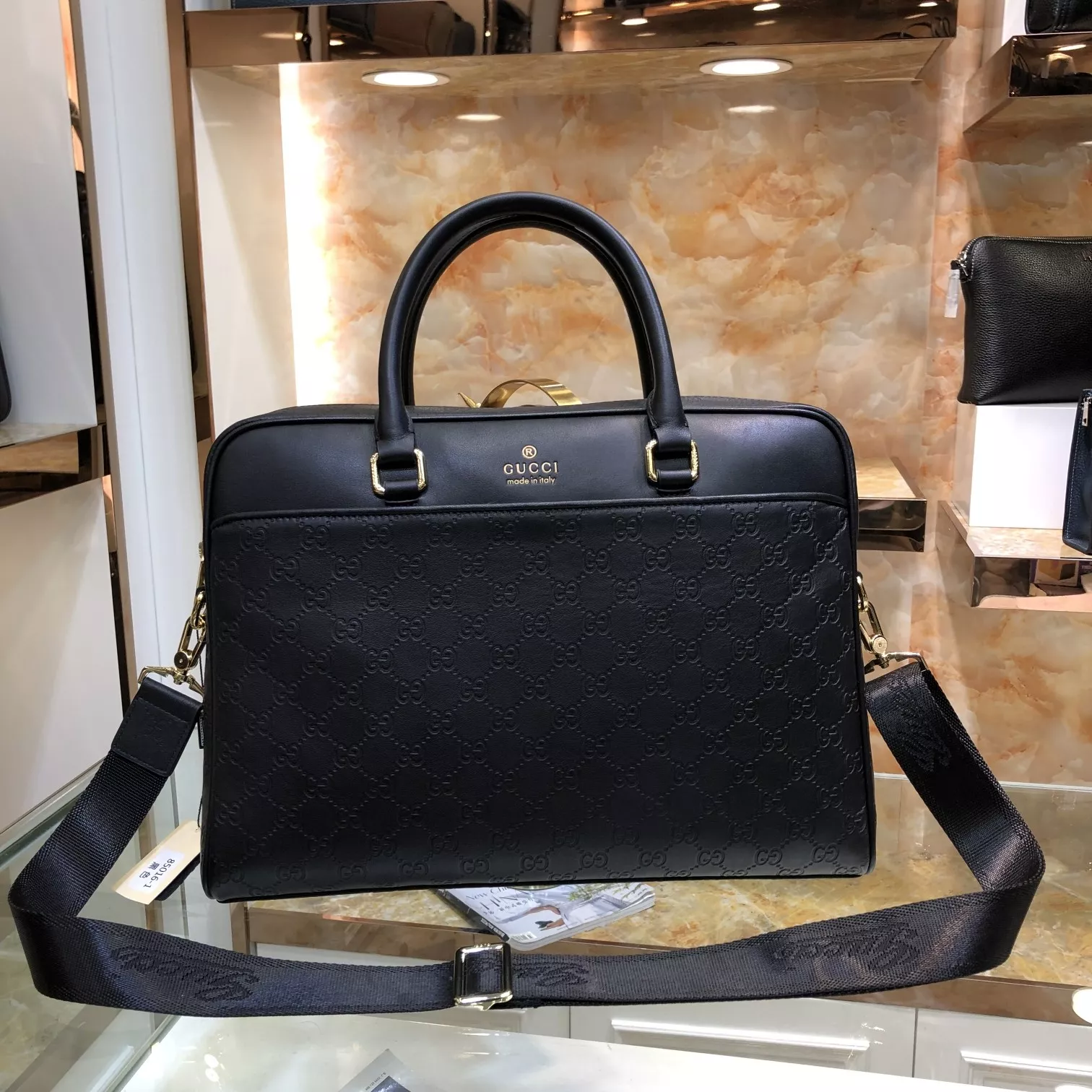 Sleek 9018 Gucci AAA Man Handbags