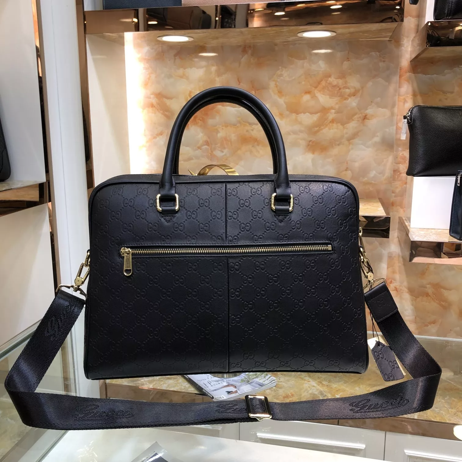 Sleek 9018 Gucci AAA Man Handbags