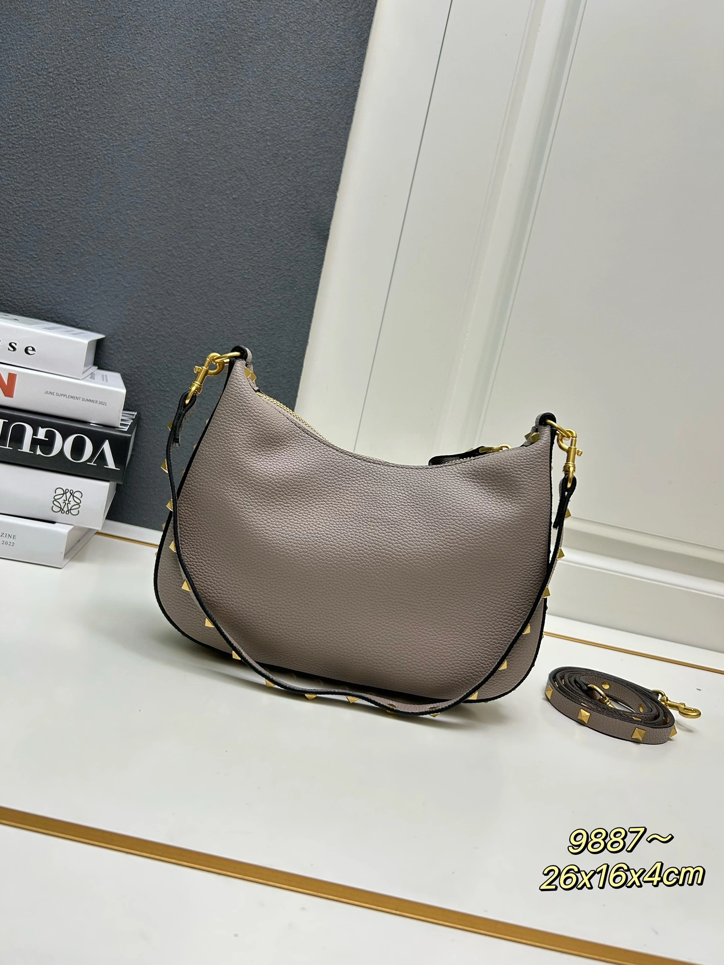 Sleek 9033 Valentino AAA Quality Shoulder Bags For Women