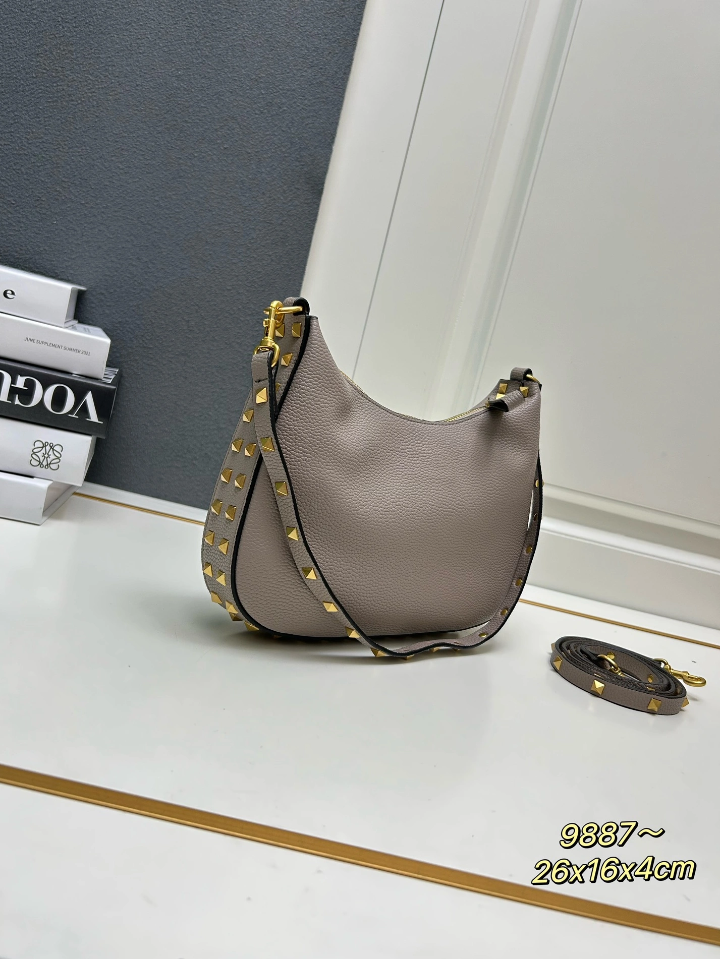 Sleek 9033 Valentino AAA Quality Shoulder Bags For Women