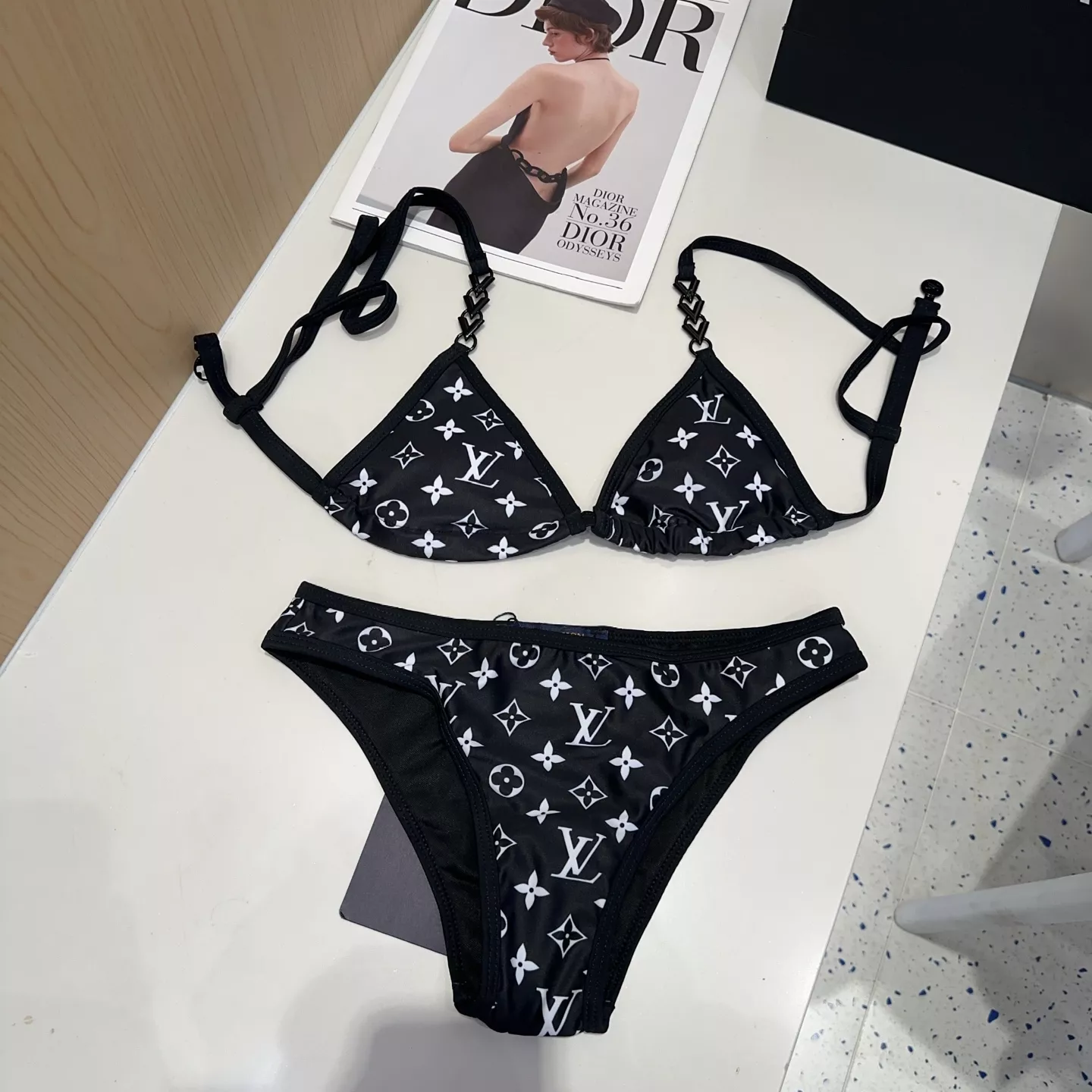 Sleek 9105 Louis Vuitton LV Bathing Suits For Women