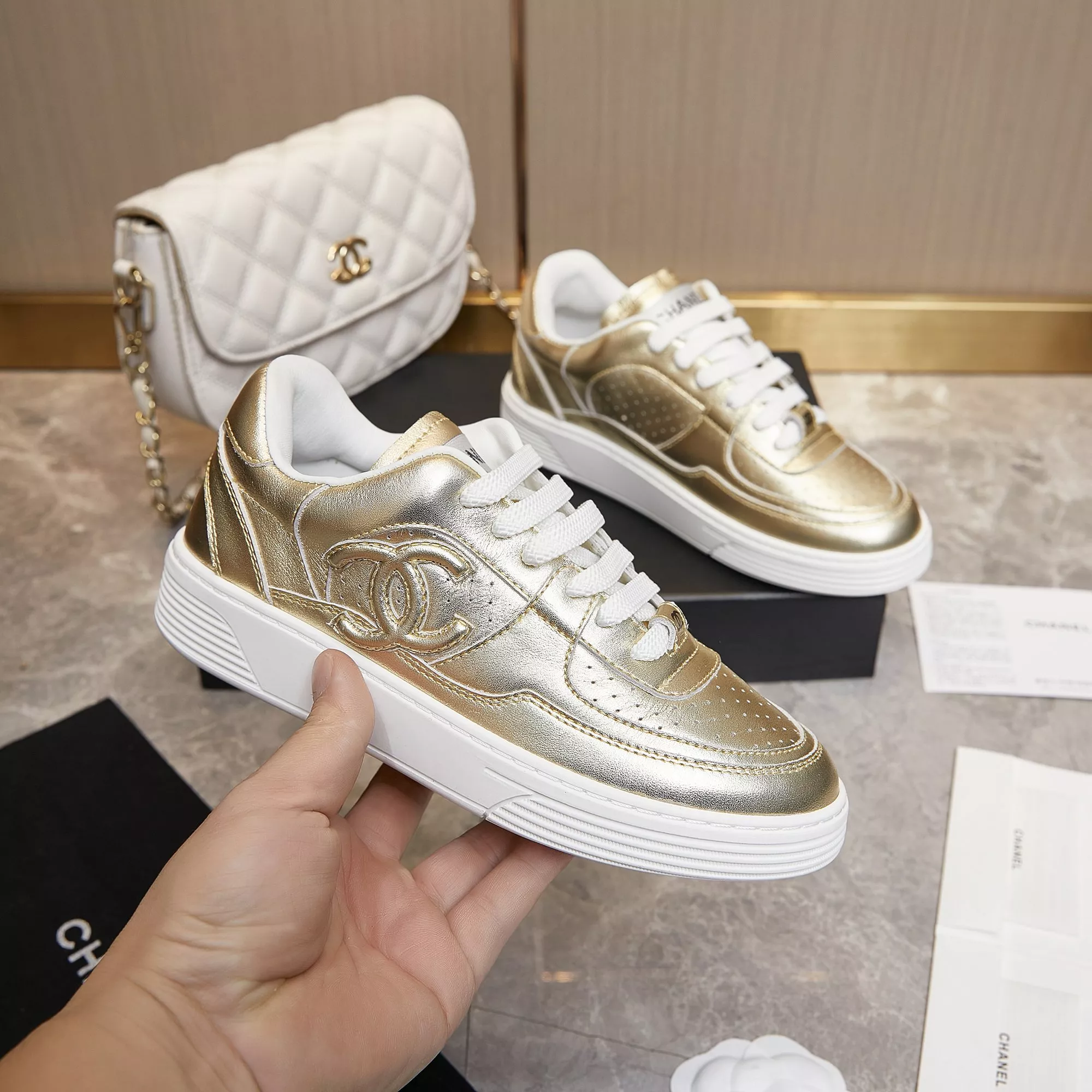 Sleek 9191 Chanel Casual Shoes For Men