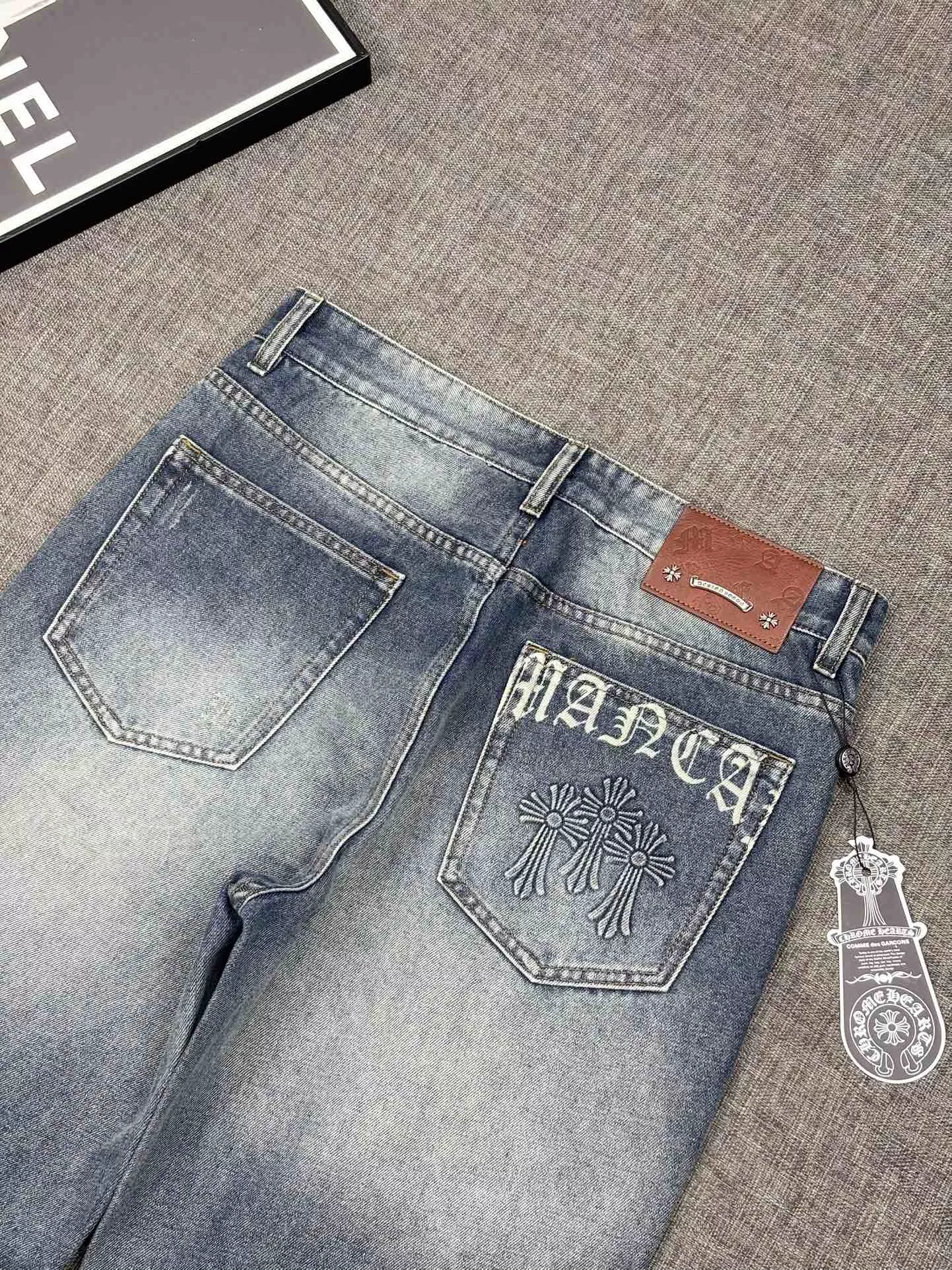 Sleek 934 Chrome Hearts Jeans For Men