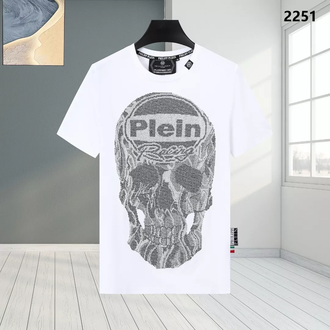 Sleek 9713 Philipp Plein PP T-Shirts Short Sleeved For Men