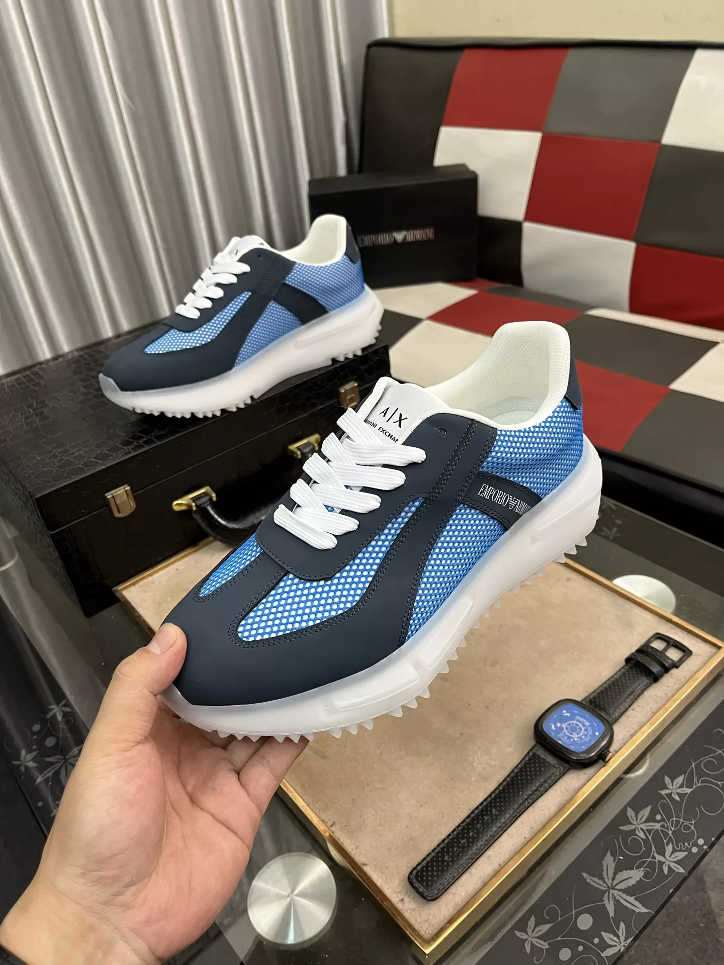 Sleek 9813 Armani Casual Shoes For Men