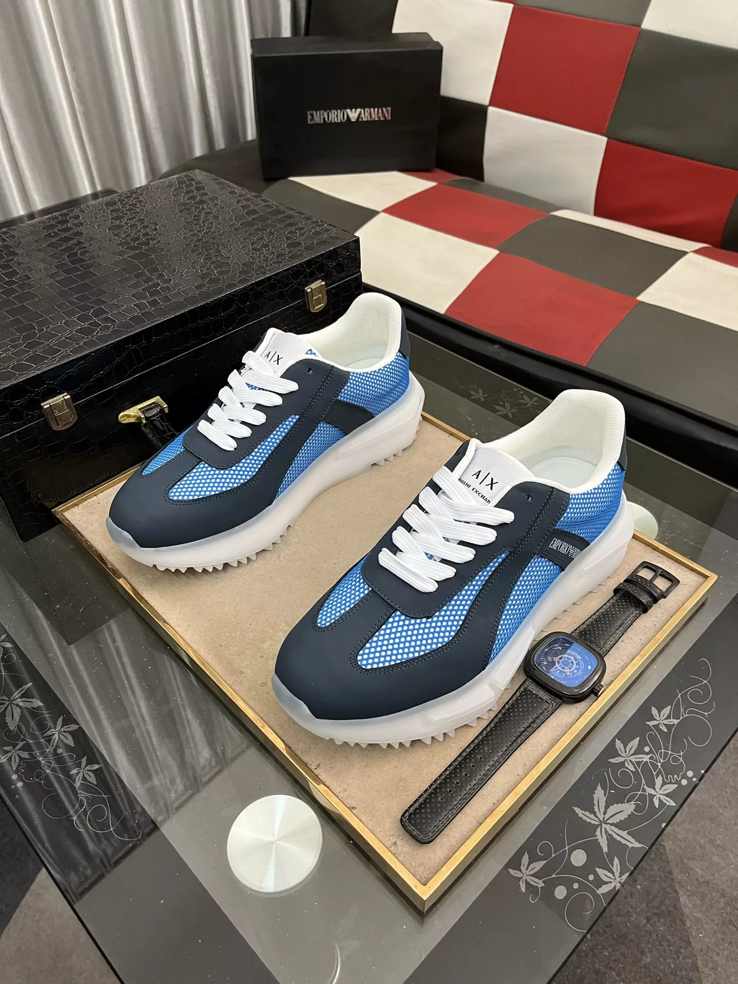 Sleek 9813 Armani Casual Shoes For Men