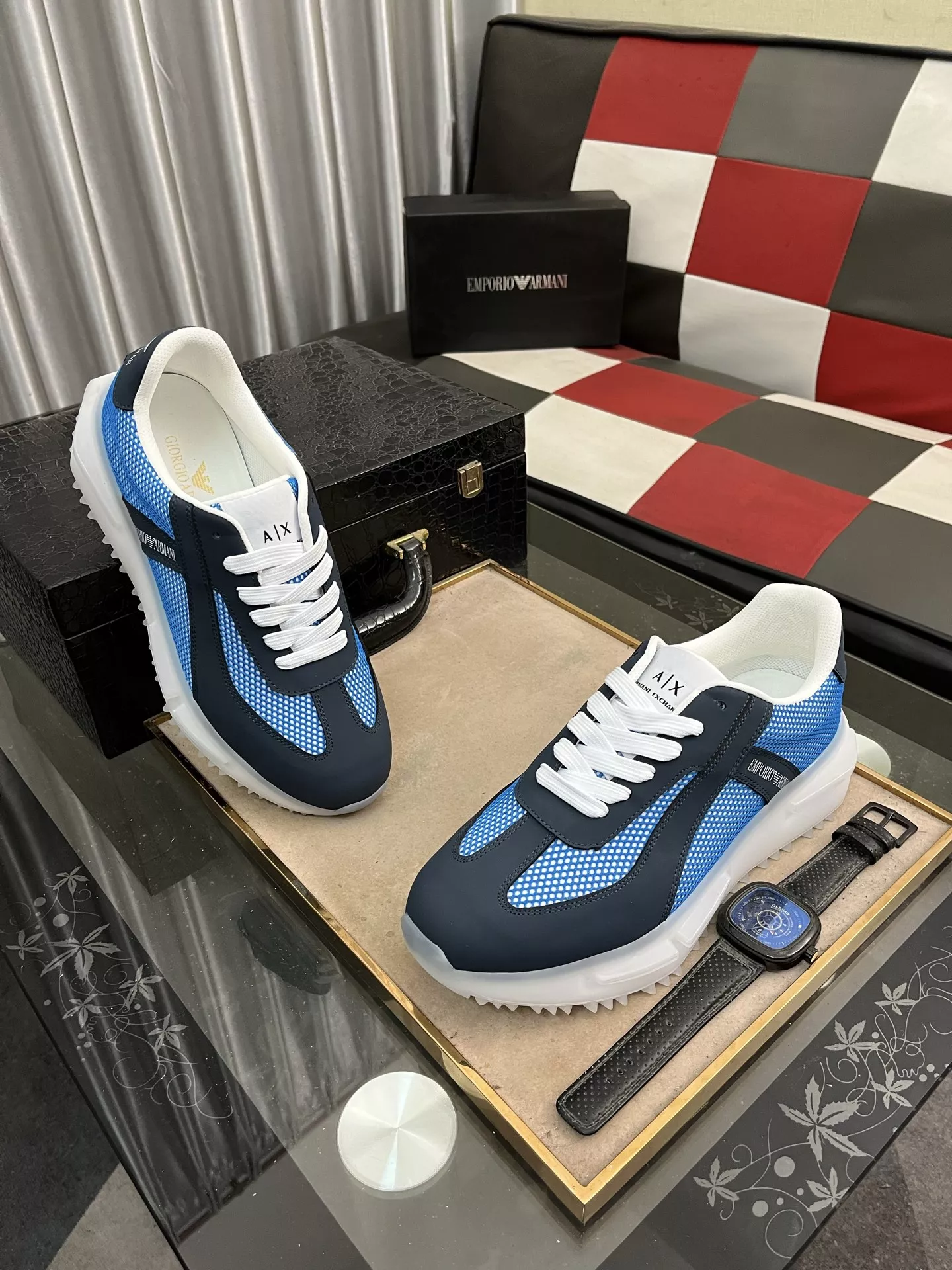 Sleek 9813 Armani Casual Shoes For Men