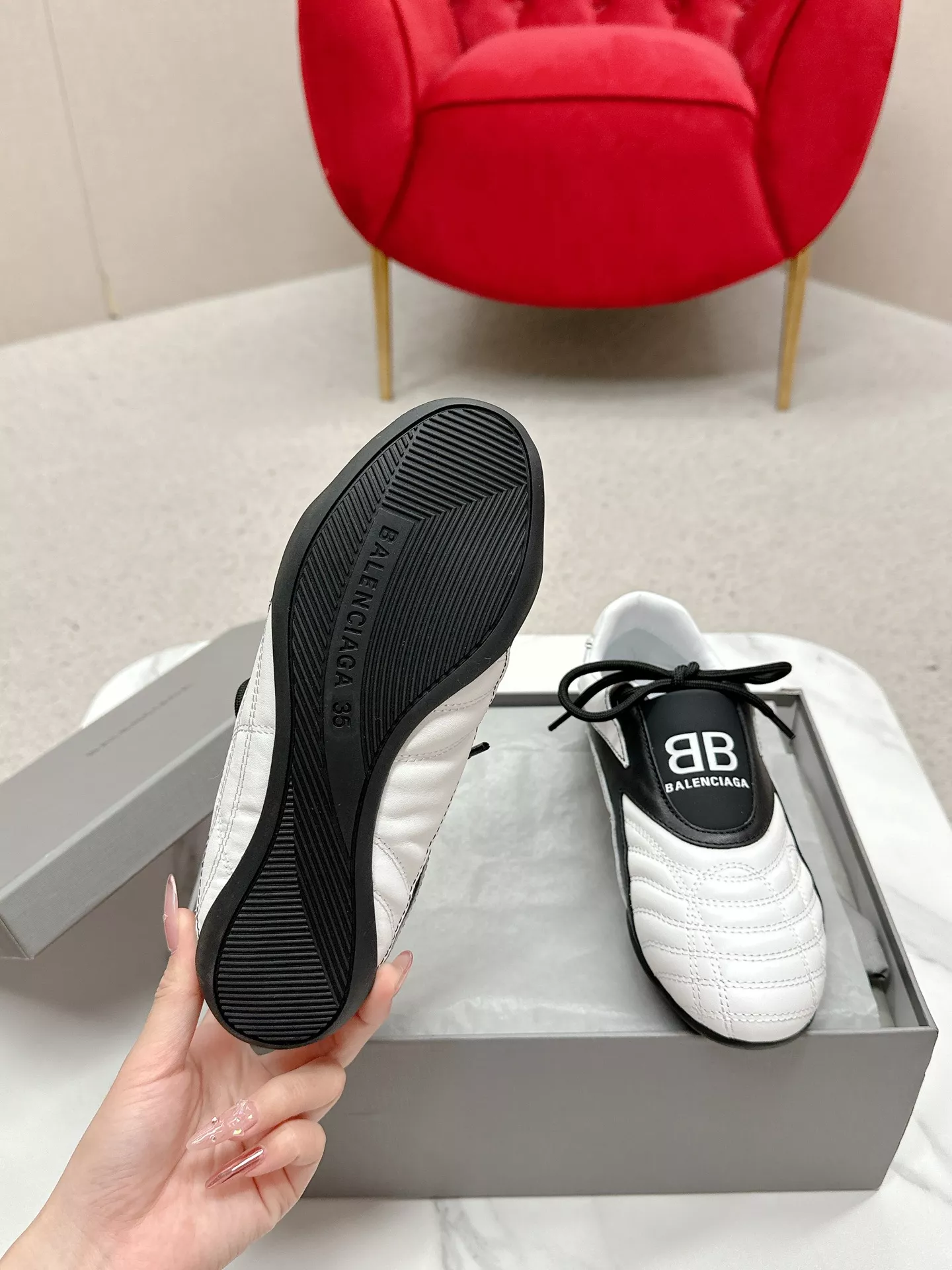 Sleek 9816 Balenciaga Casual Shoes For Men