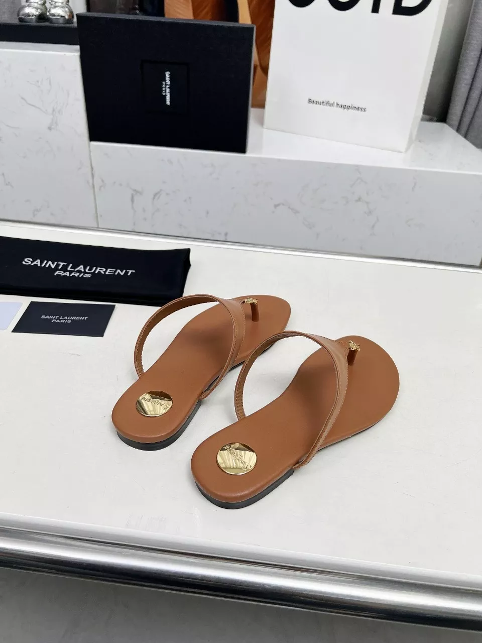 Sleek 983 Yves Saint Laurent YSL Slippers For Women