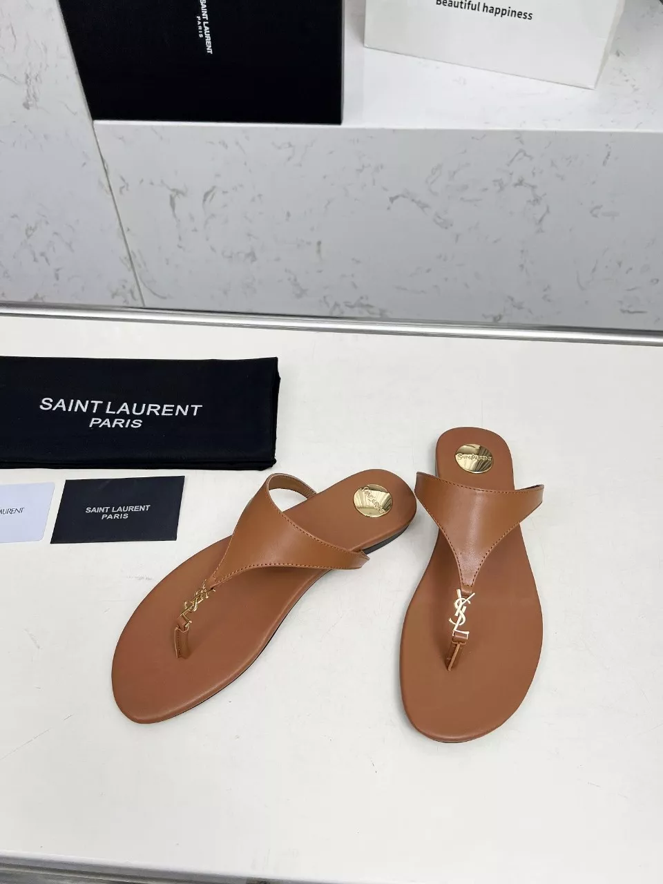 Sleek 983 Yves Saint Laurent YSL Slippers For Women