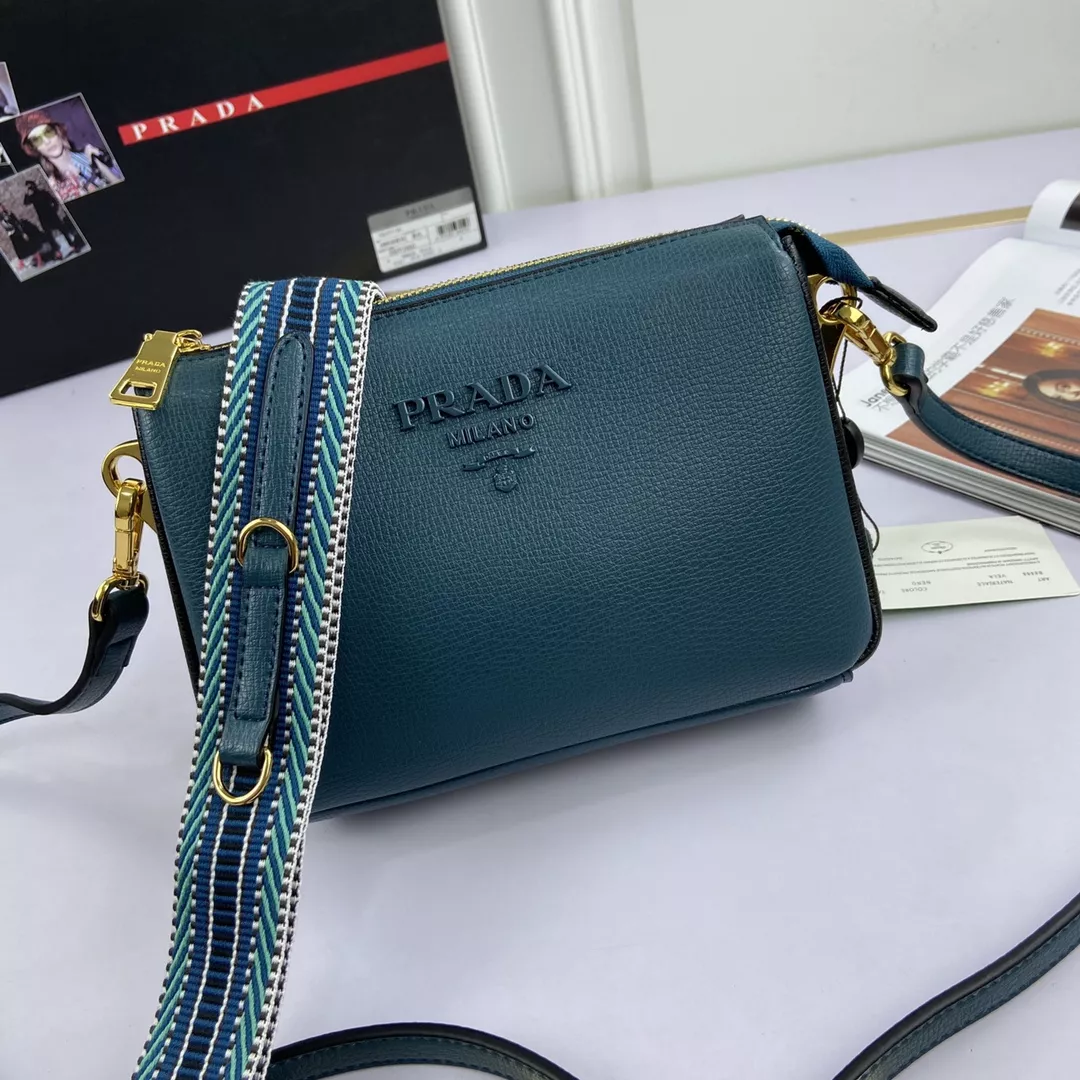 Sleek 9860 Prada AAA Quality Messenger Bags For Women