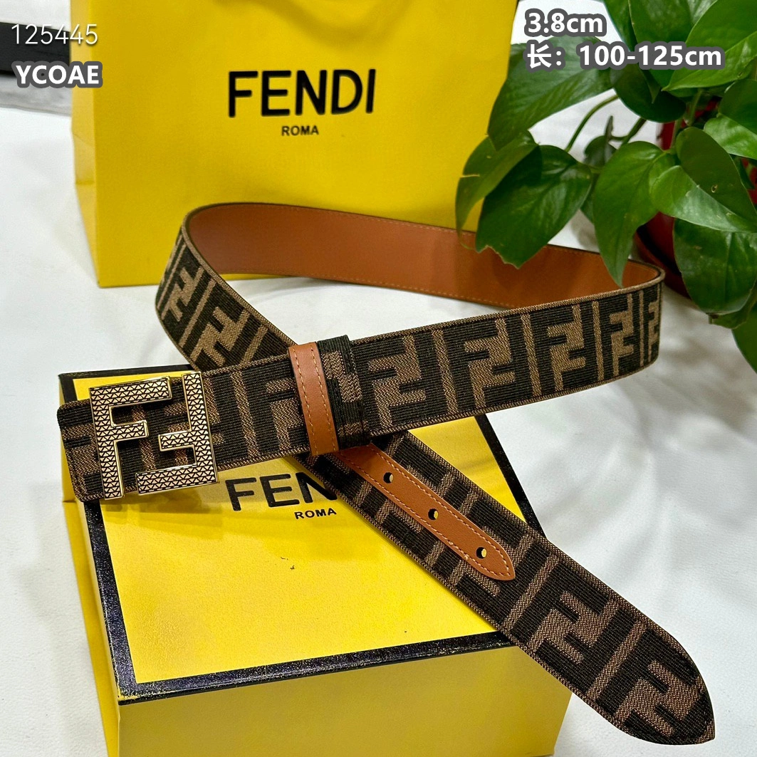 Sleek 9890 Fendi AAA Quality Belts For Men