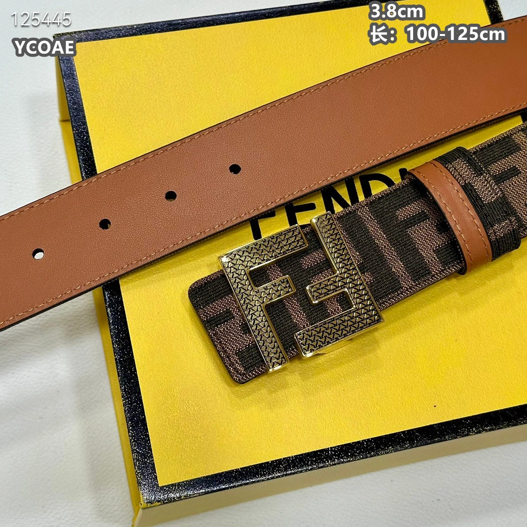 Sleek 9890 Fendi AAA Quality Belts For Men