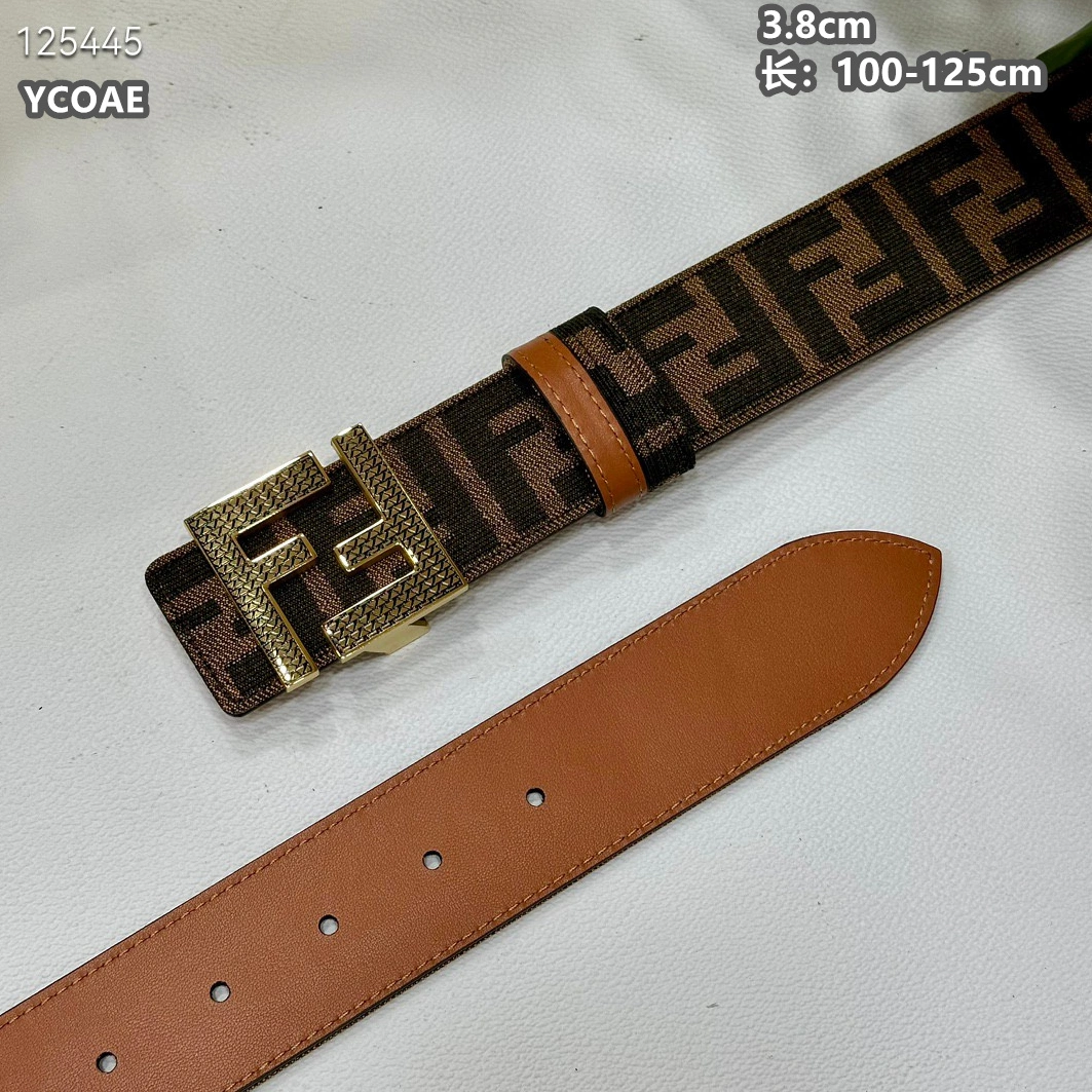 Sleek 9890 Fendi AAA Quality Belts For Men