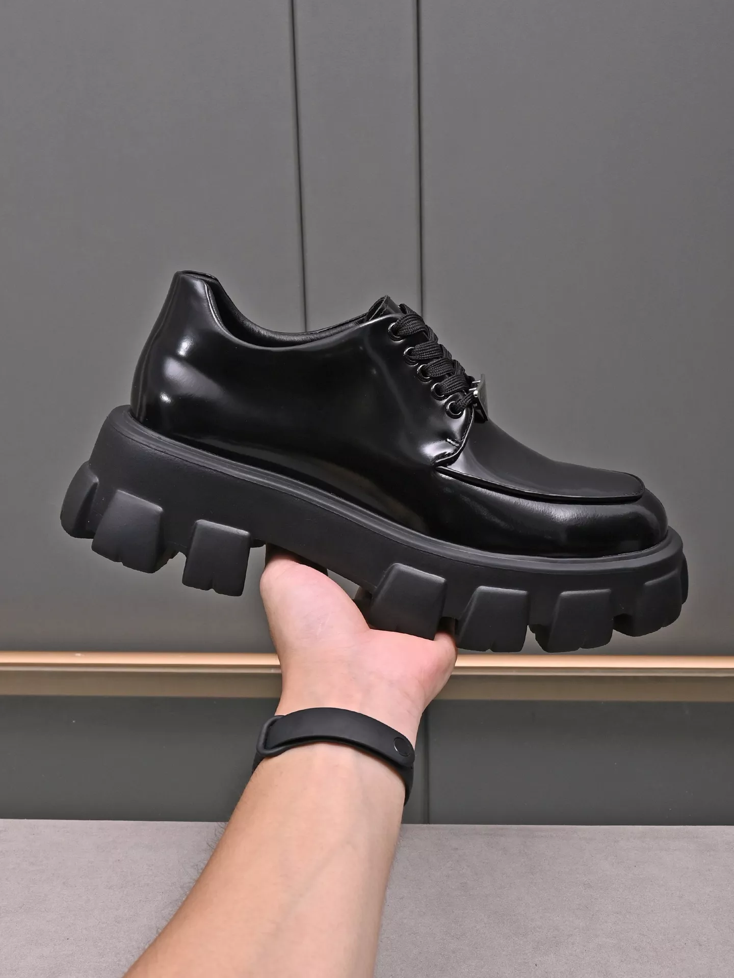 SmartChoice 1028 Prada Leather Shoes For Men