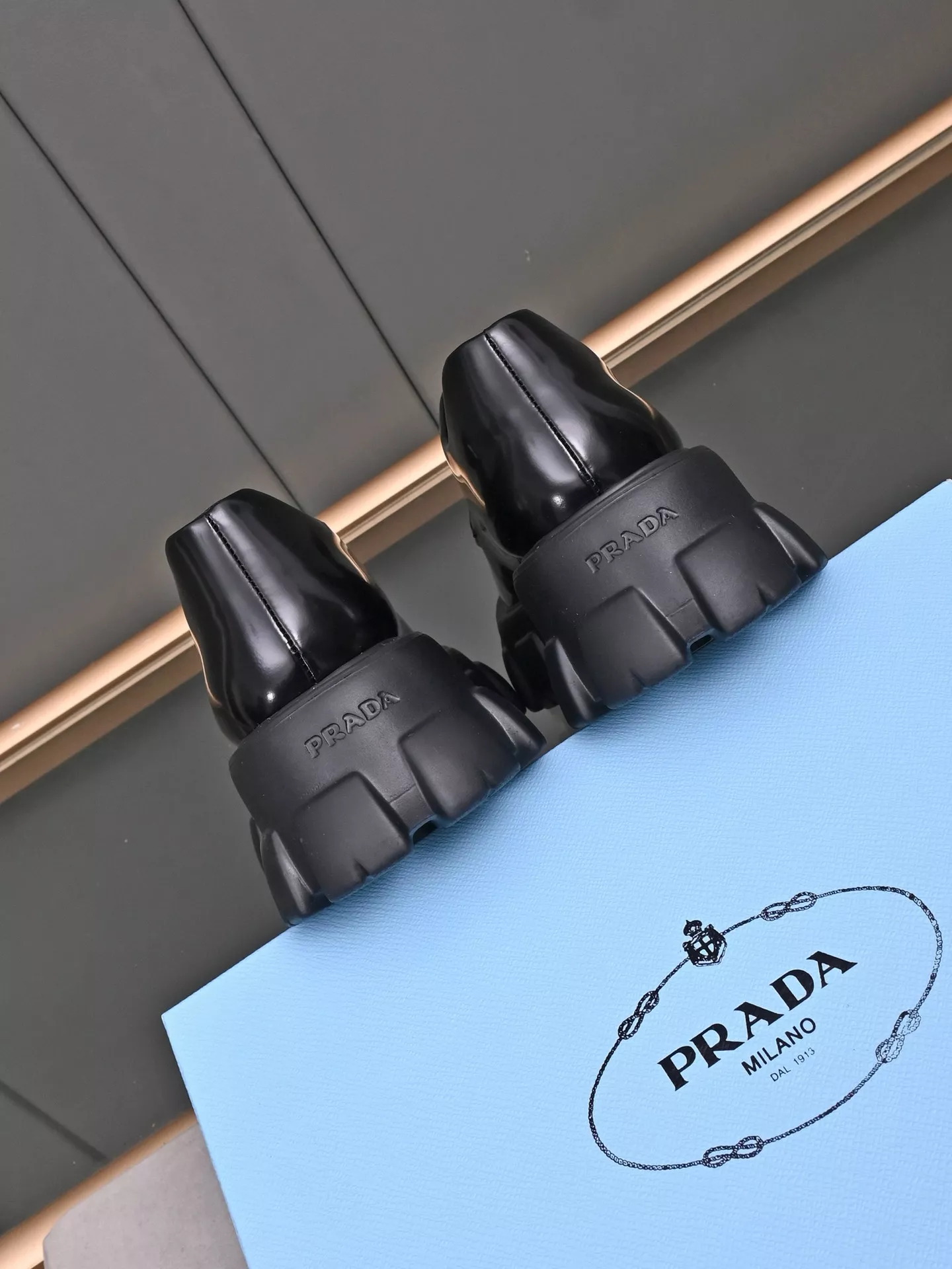 SmartChoice 1028 Prada Leather Shoes For Men