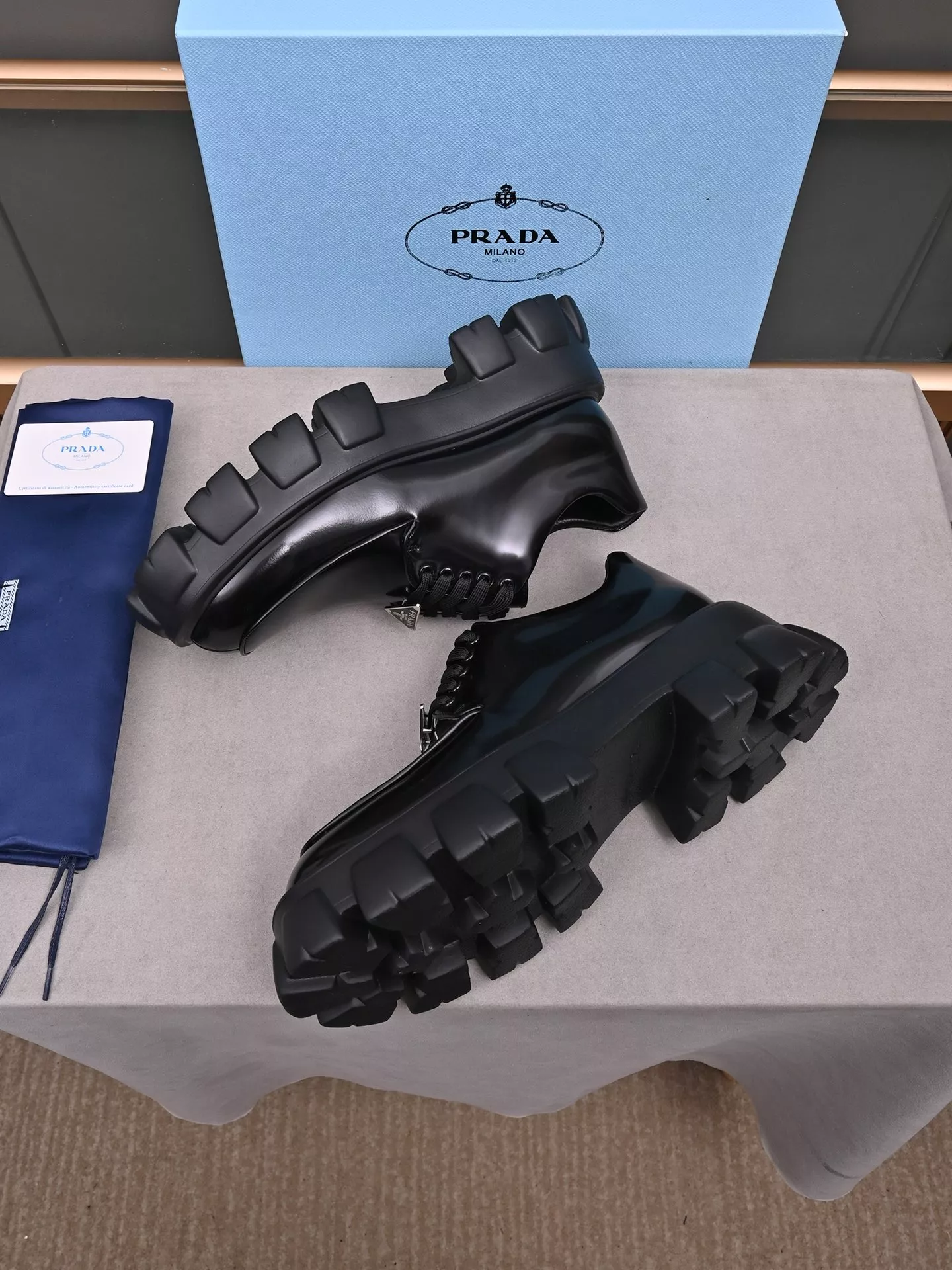 SmartChoice 1028 Prada Leather Shoes For Men