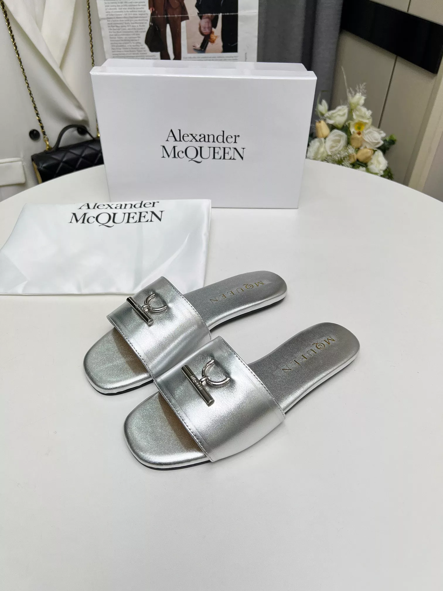SmartChoice 1529 Alexander McQueen Slippers For Women