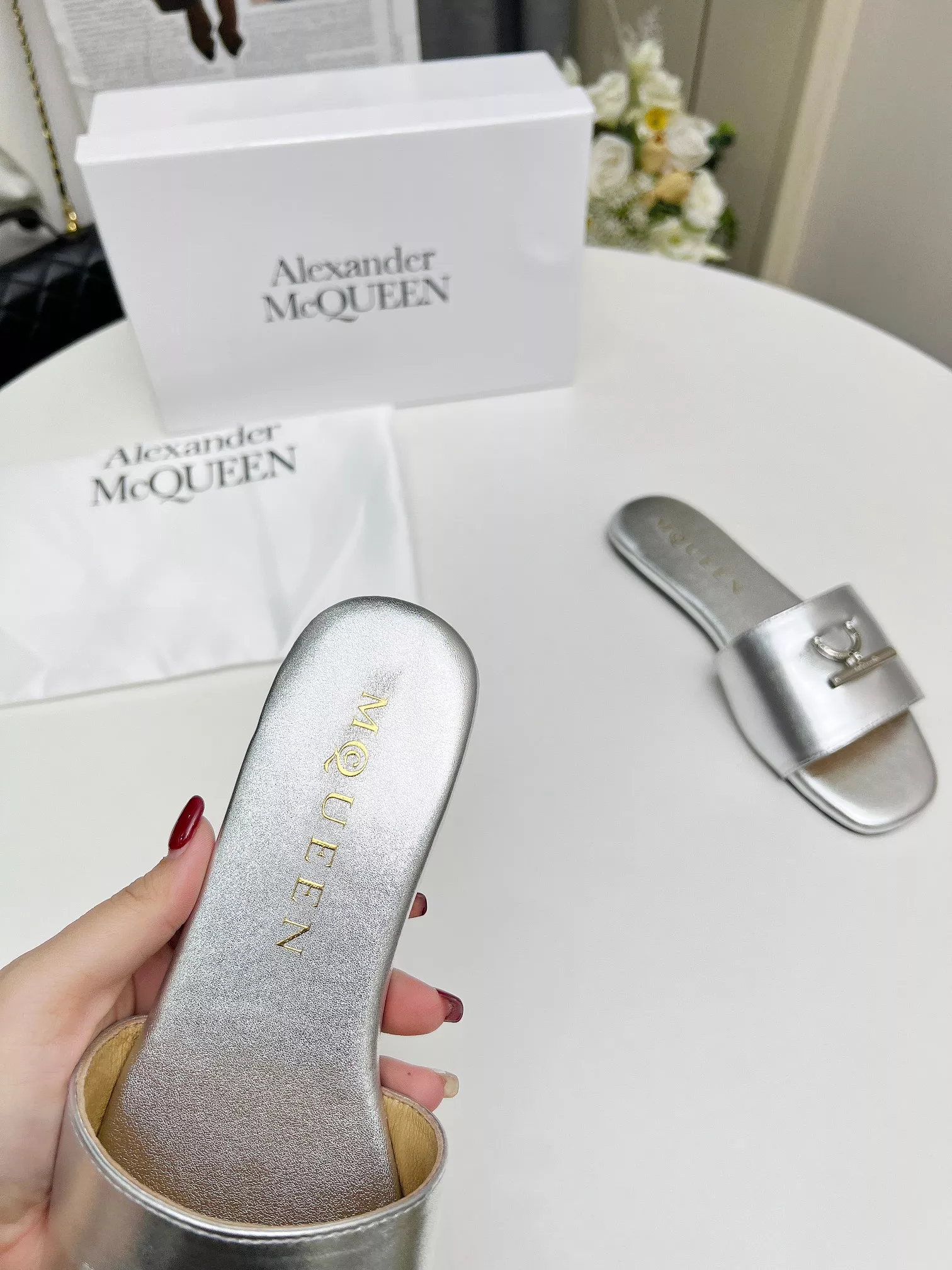SmartChoice 1529 Alexander McQueen Slippers For Women
