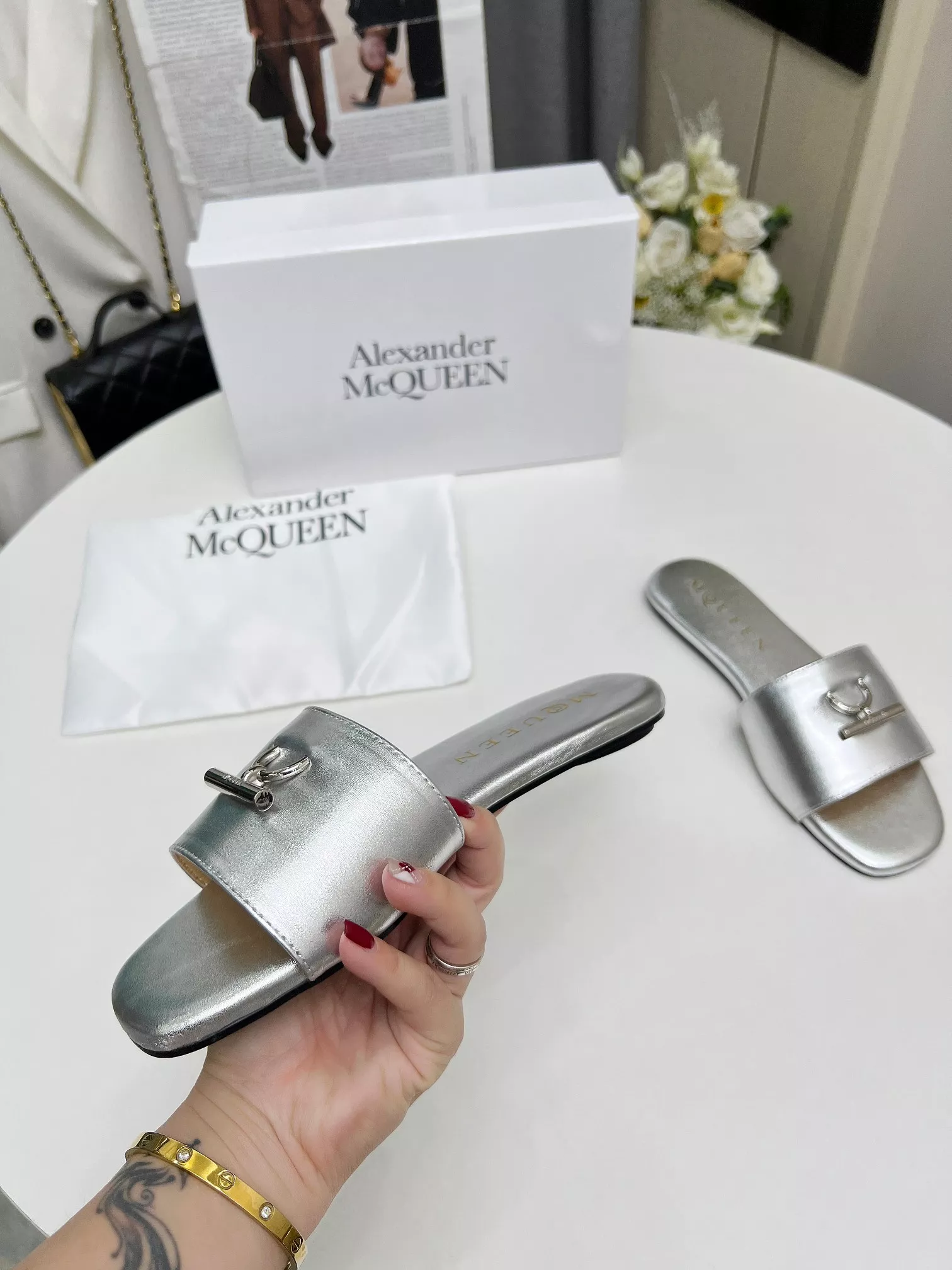 SmartChoice 1529 Alexander McQueen Slippers For Women