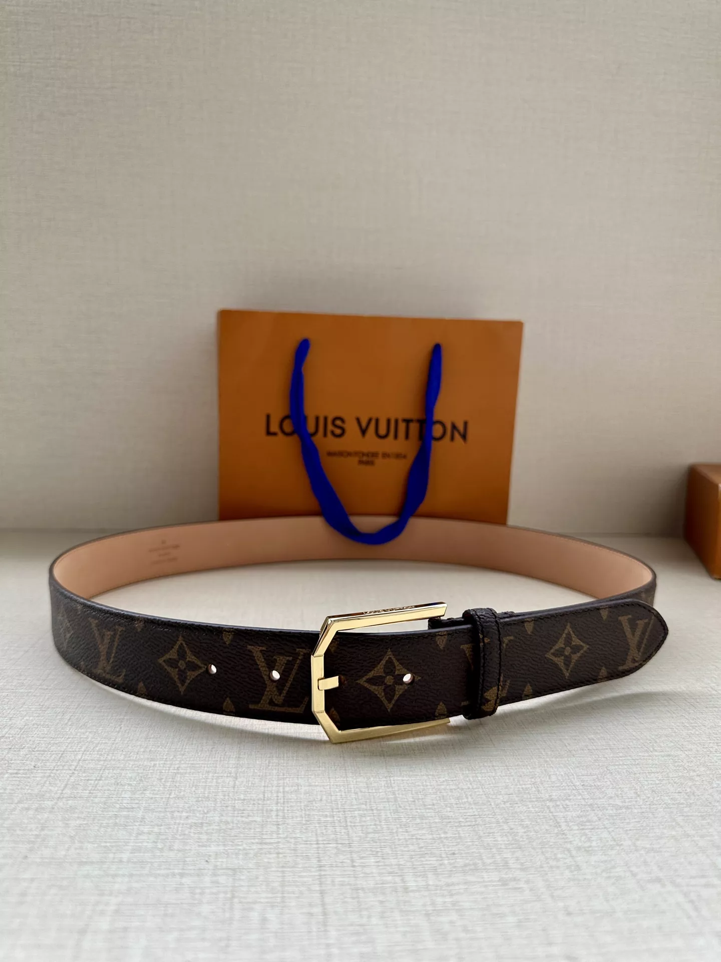 SmartChoice 1617 Louis Vuitton AAA Quality Belts In 3.4cm For Men
