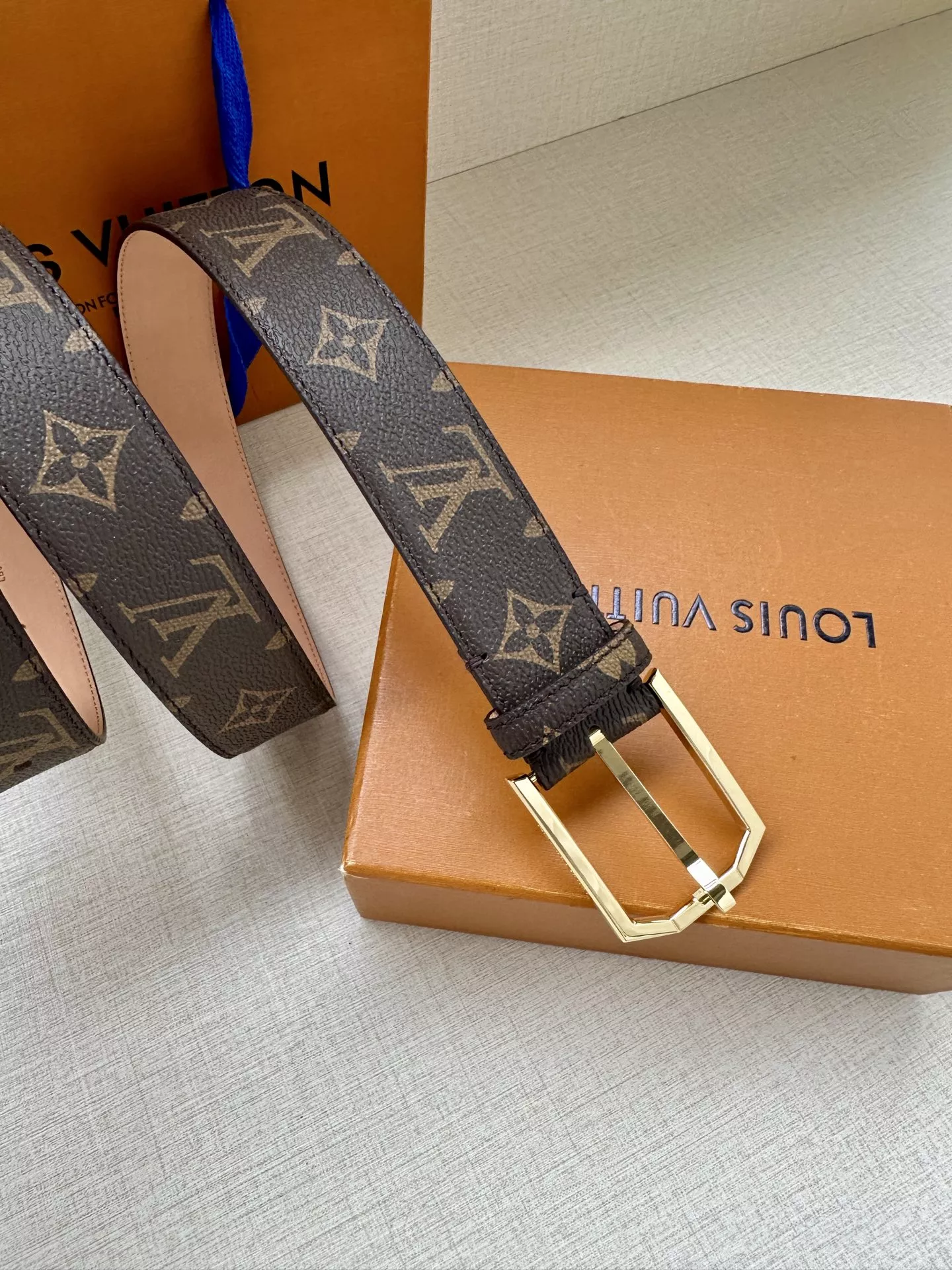 SmartChoice 1617 Louis Vuitton AAA Quality Belts In 3.4cm For Men