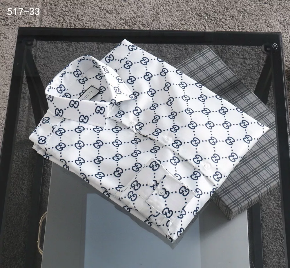 SmartChoice 1726 Gucci Shirts Long Sleeved For Men