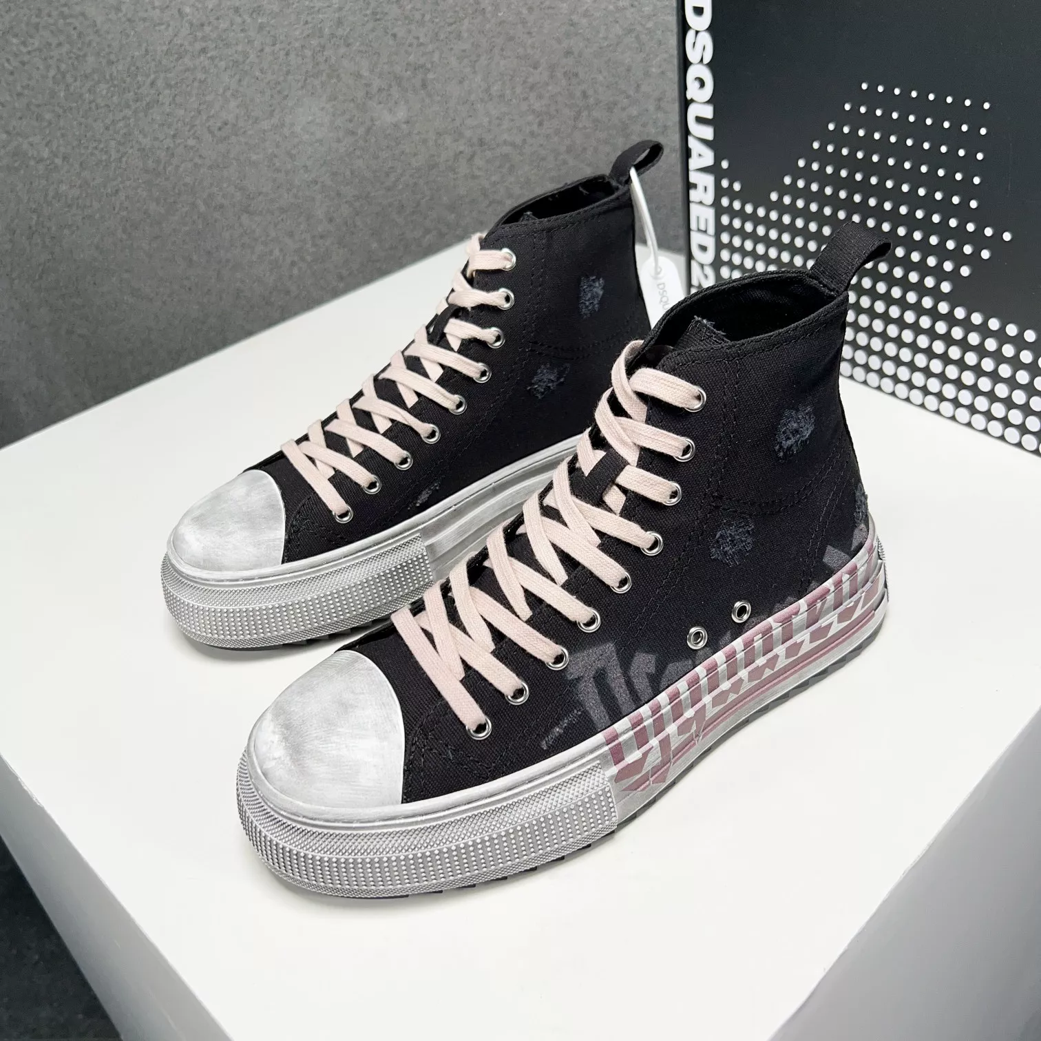 SmartChoice 1827 Dsquared High Tops Shoes For Men