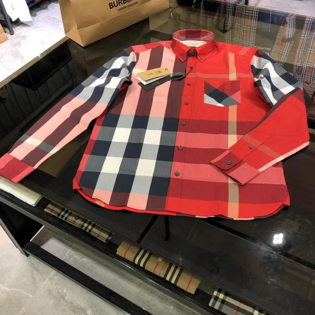 SmartChoice 1885 Burberry Shirts Long Sleeved For Men