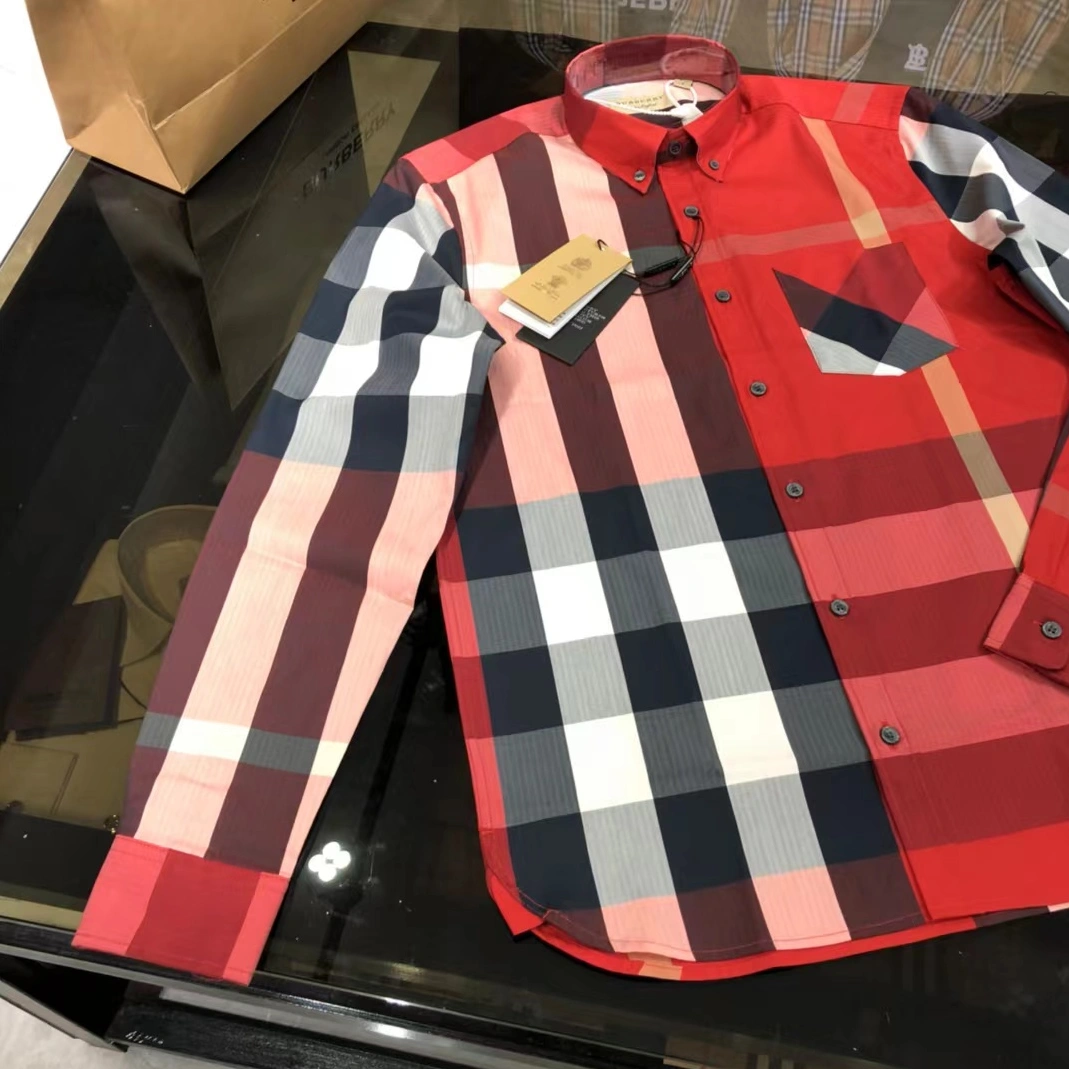 SmartChoice 1885 Burberry Shirts Long Sleeved For Men