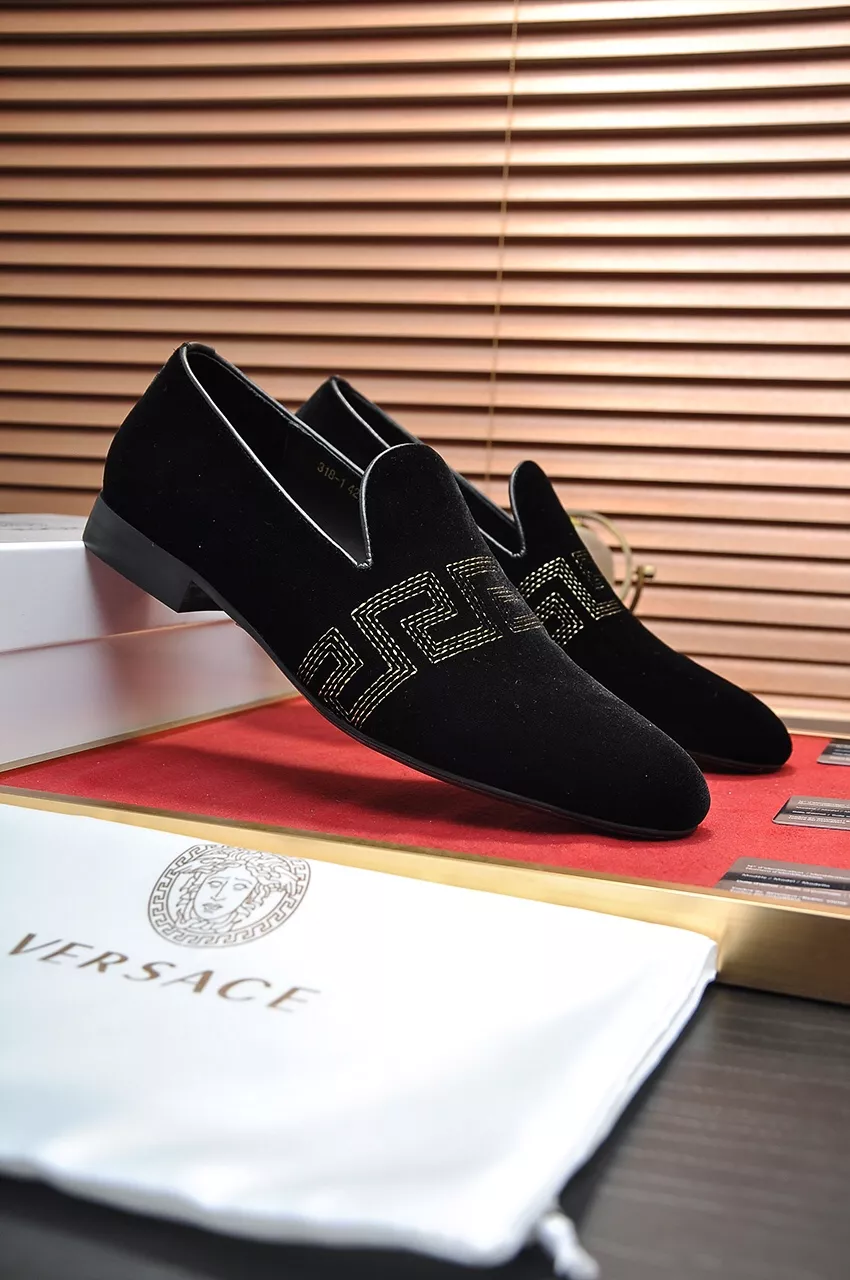 SmartChoice 2166 Versace Leather Shoes For Men