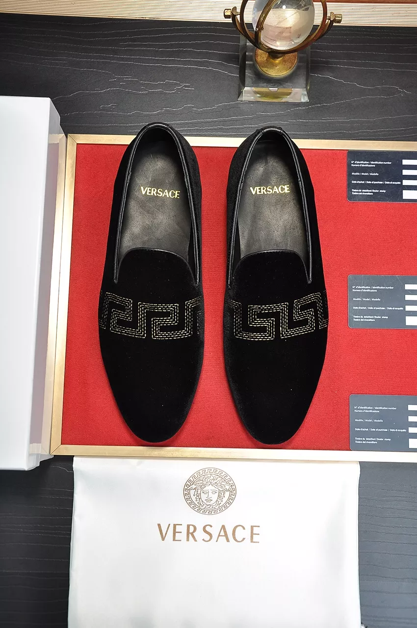 SmartChoice 2166 Versace Leather Shoes For Men