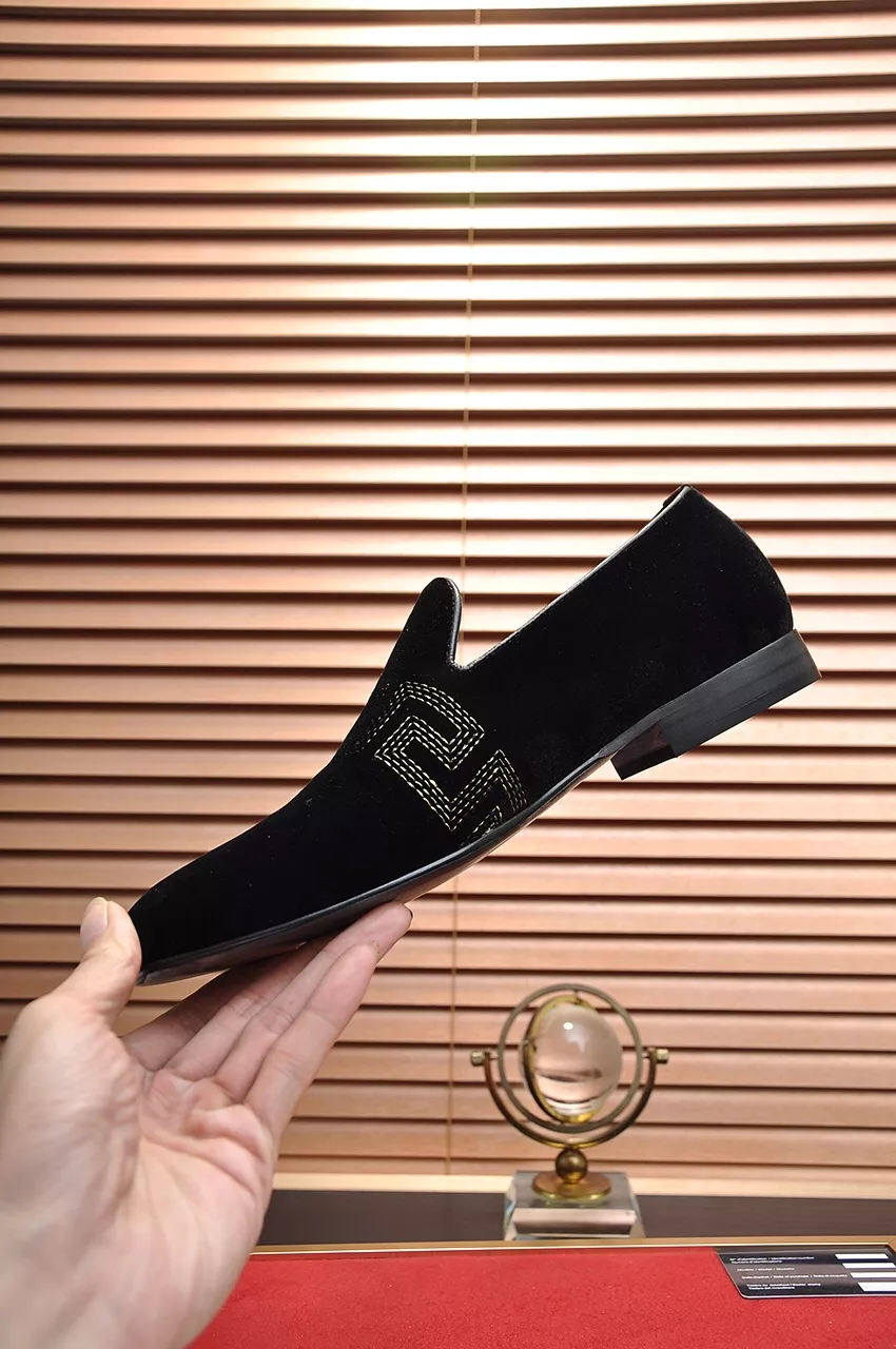 SmartChoice 2166 Versace Leather Shoes For Men