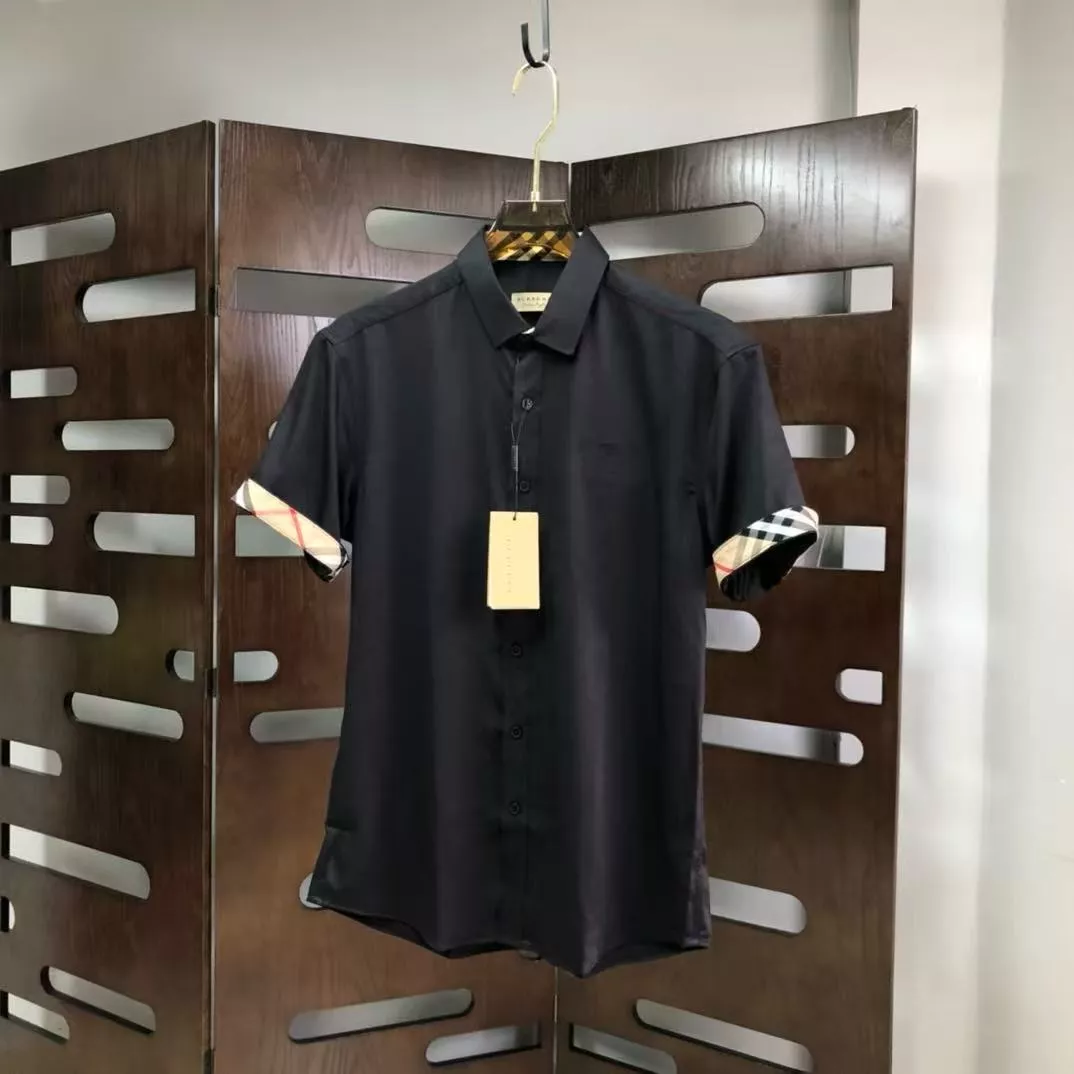 SmartChoice 2724 Burberry Shirts Short Sleeved For Men